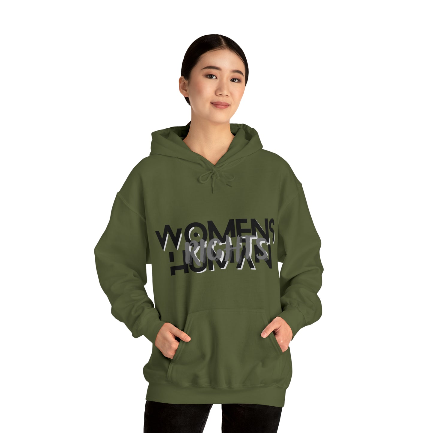 "Women's Rights are Human Rights" Hooded Sweatshirt