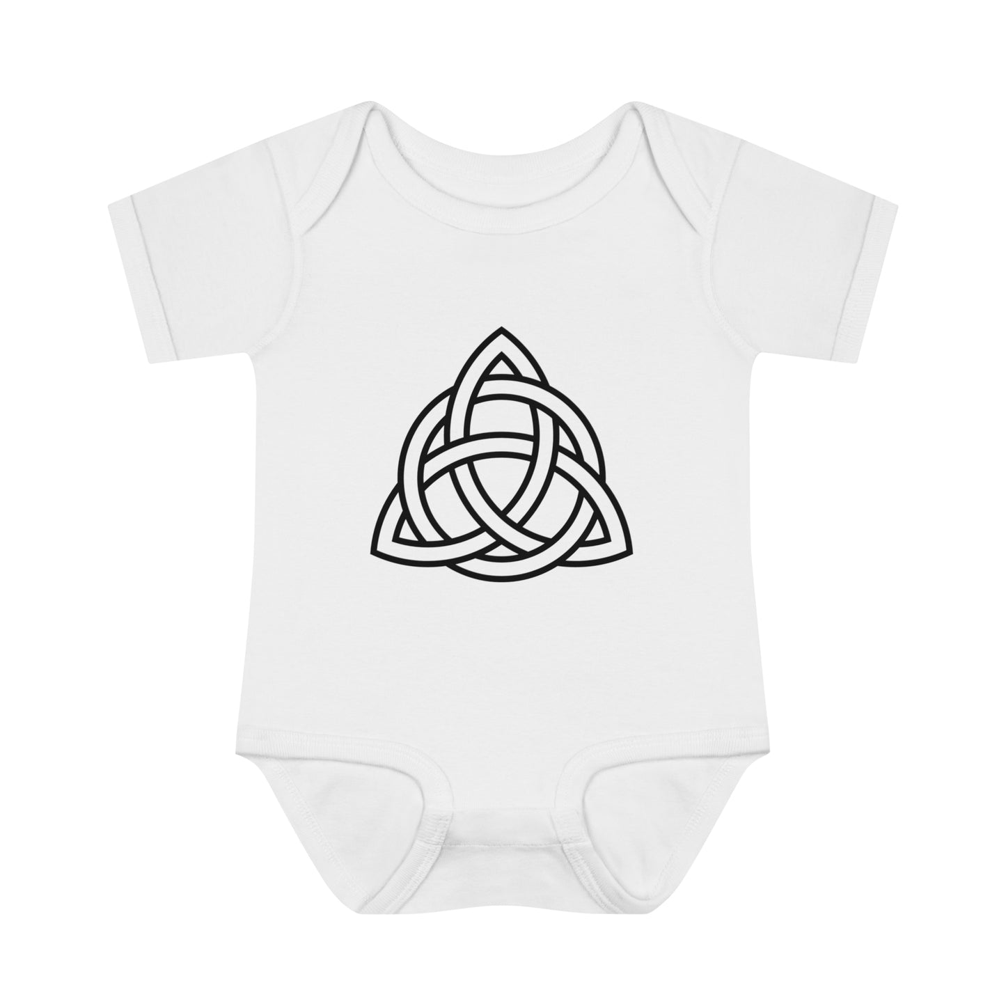 "Trinity Knot " Infant Baby Rib Bodysuit