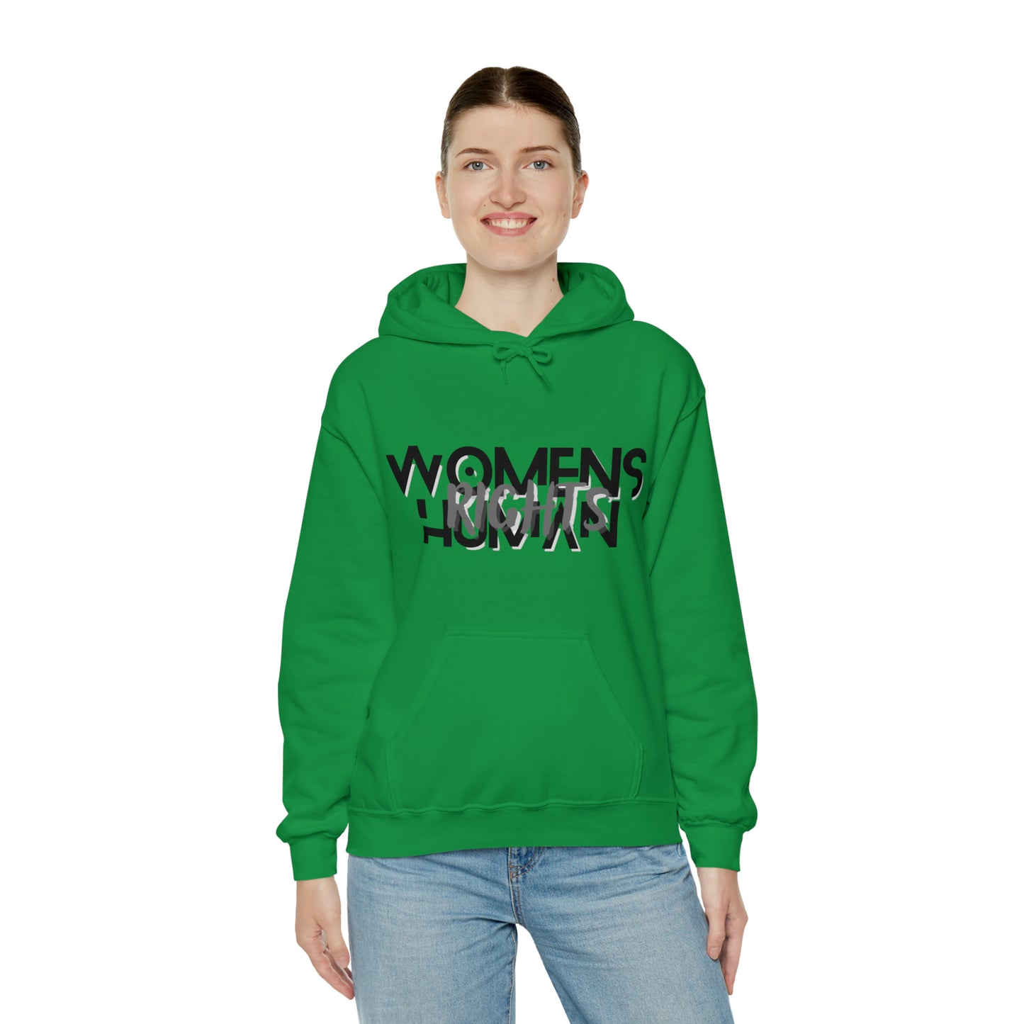 "Women's Rights are Human Rights" Hooded Sweatshirt