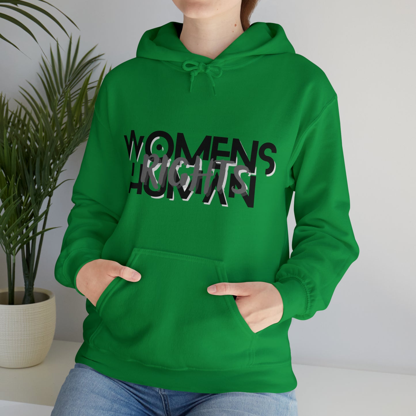 "Women's Rights are Human Rights" Hooded Sweatshirt