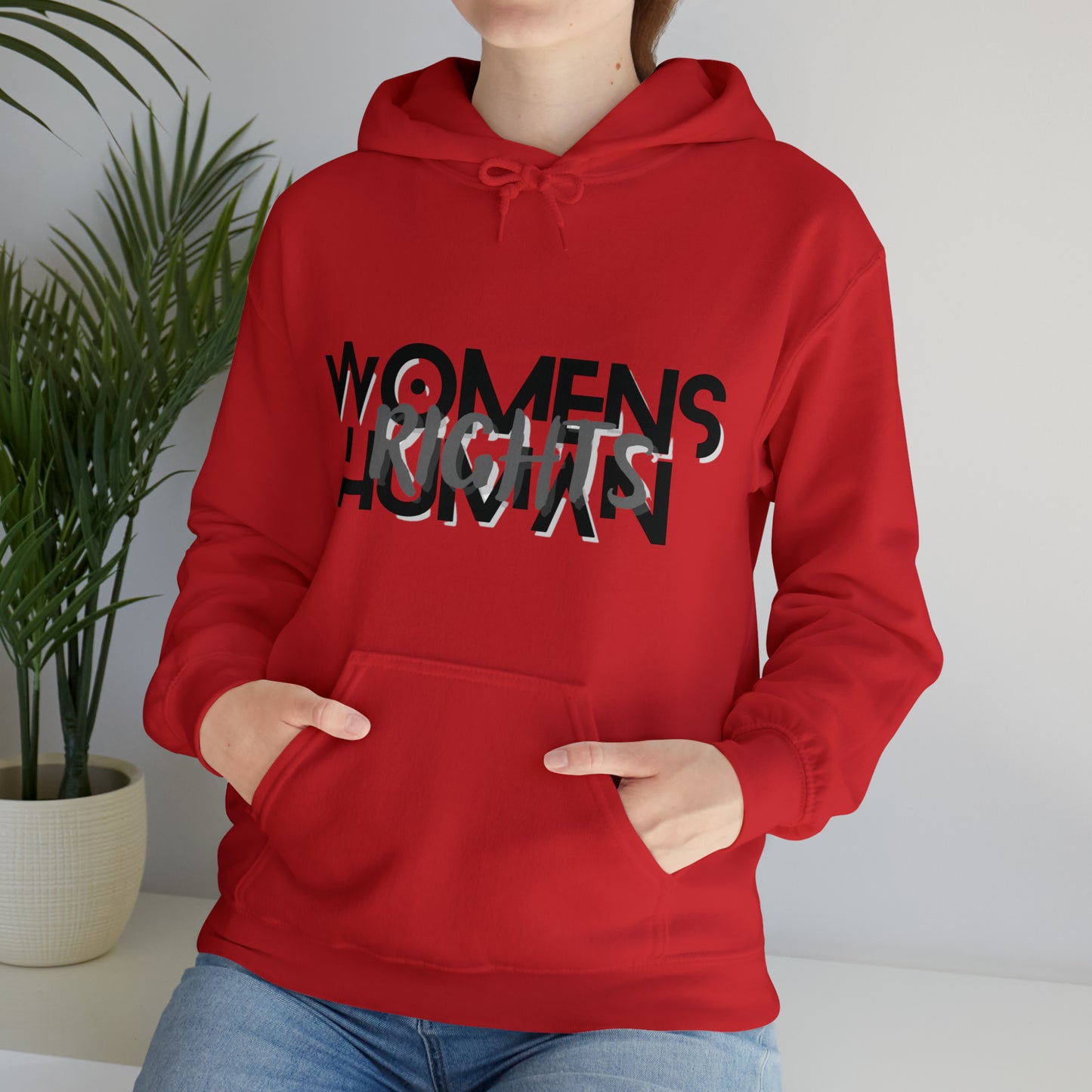 "Women's Rights are Human Rights" Hooded Sweatshirt