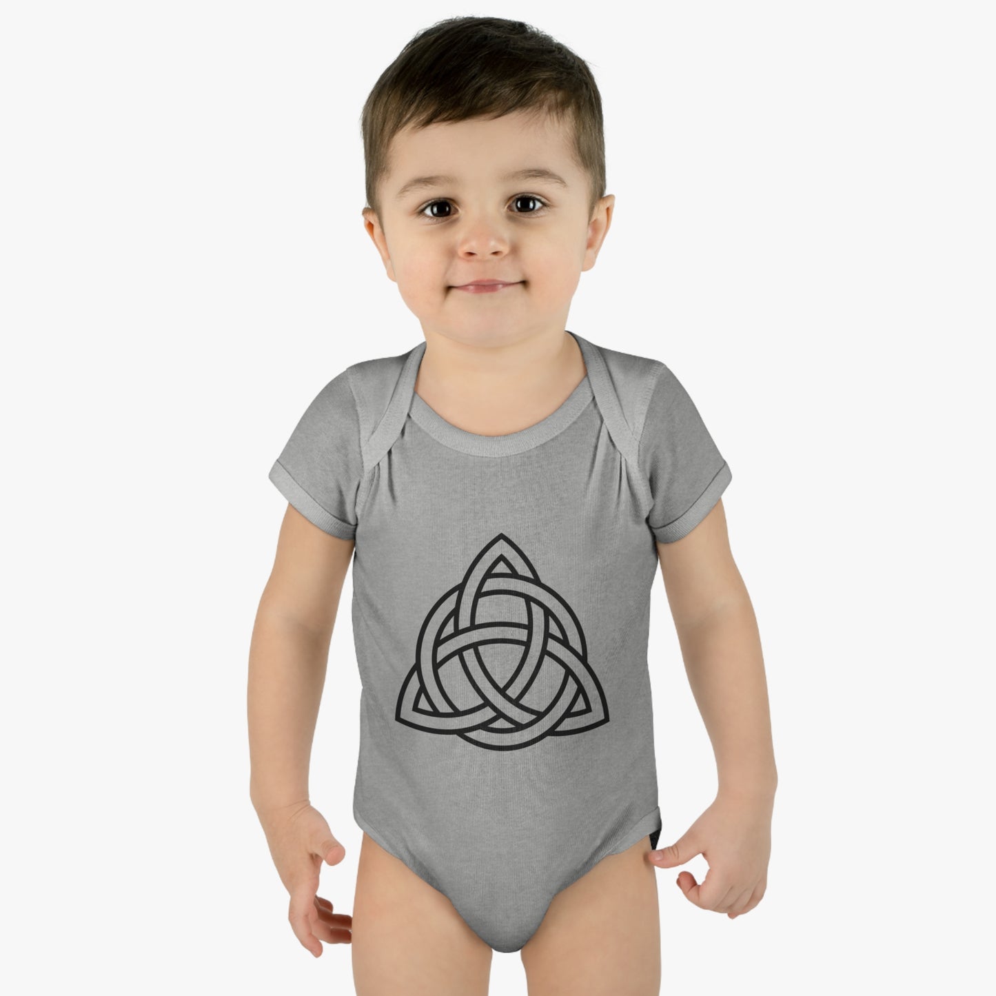 "Trinity Knot " Infant Baby Rib Bodysuit