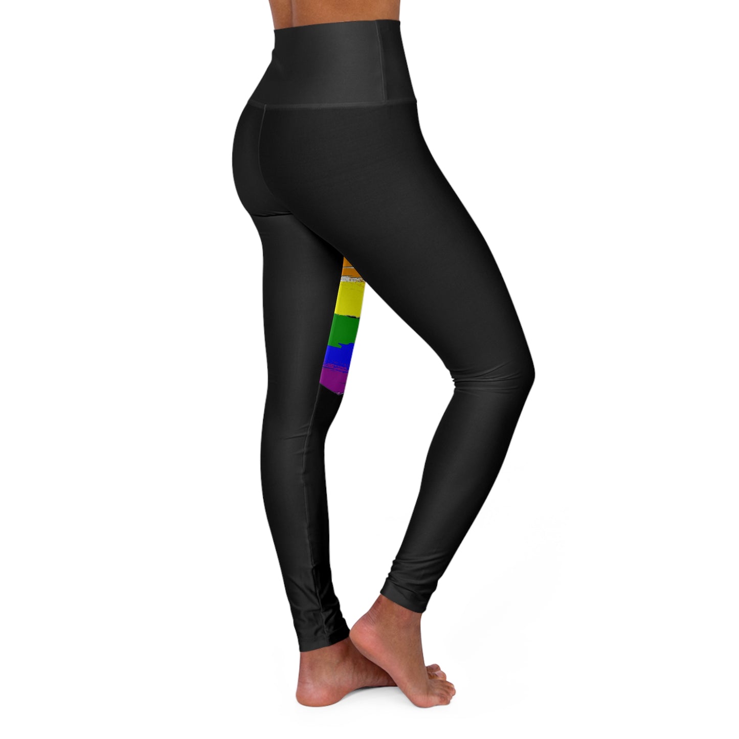 "Alphabet Mafia Heart" High Waisted Yoga Leggings