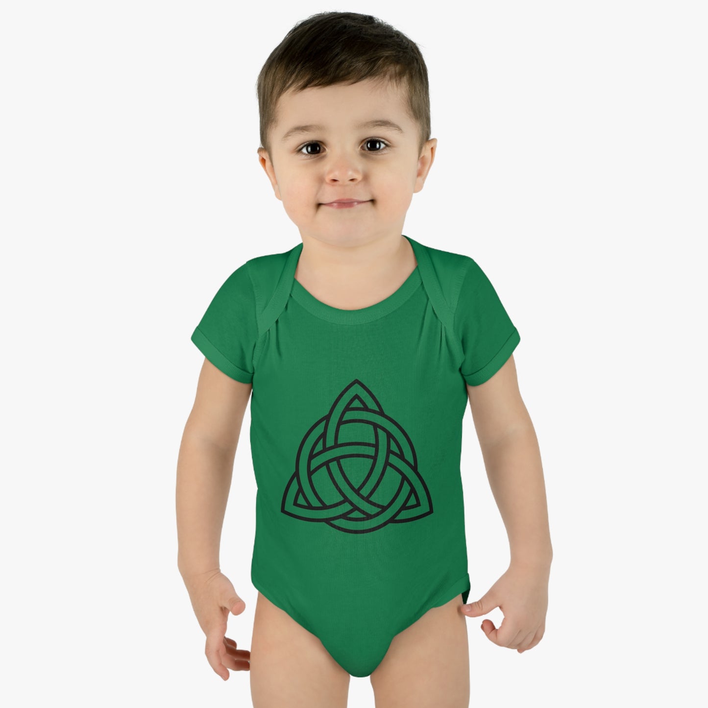 "Trinity Knot " Infant Baby Rib Bodysuit