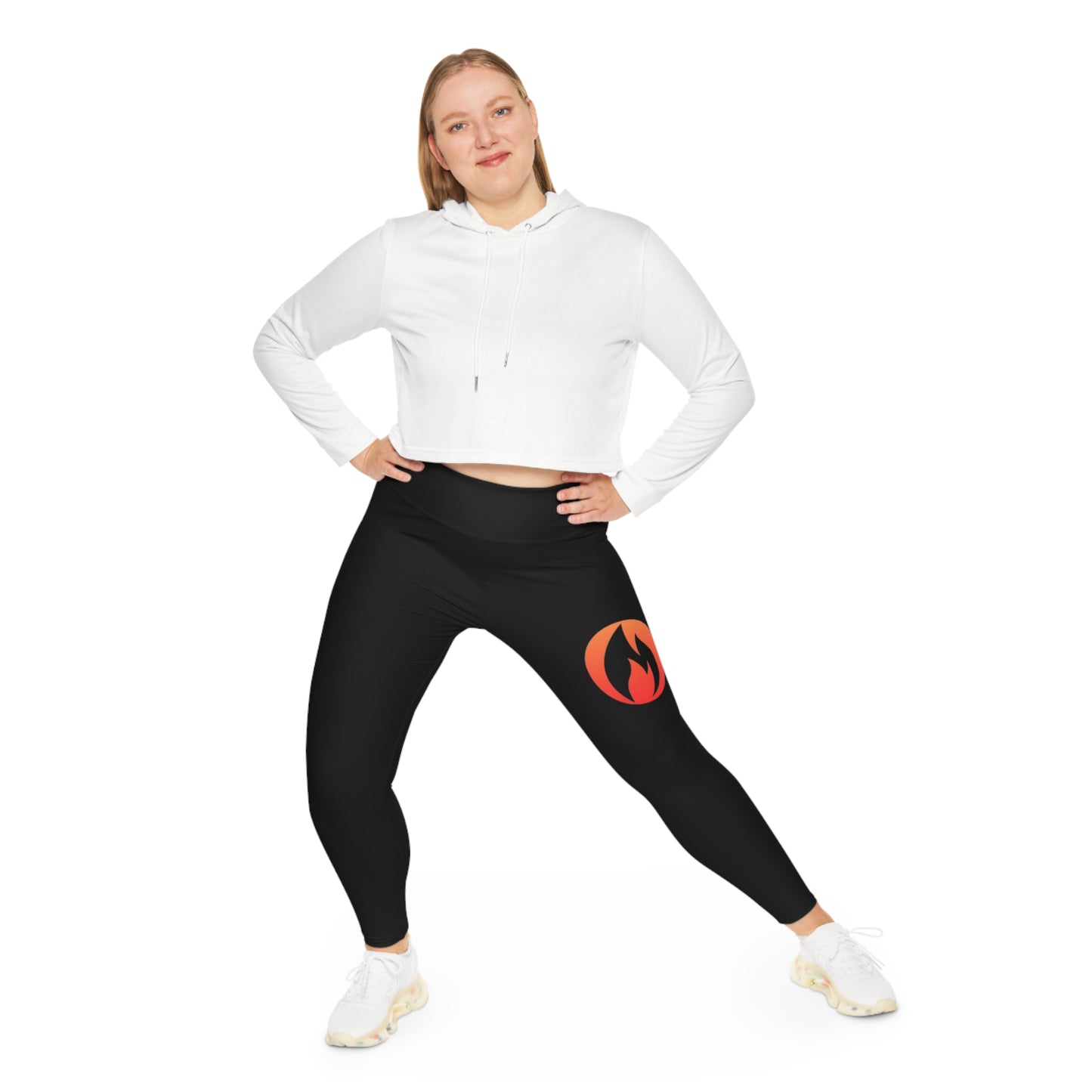 "Radically Fierce" Plus Size Leggings