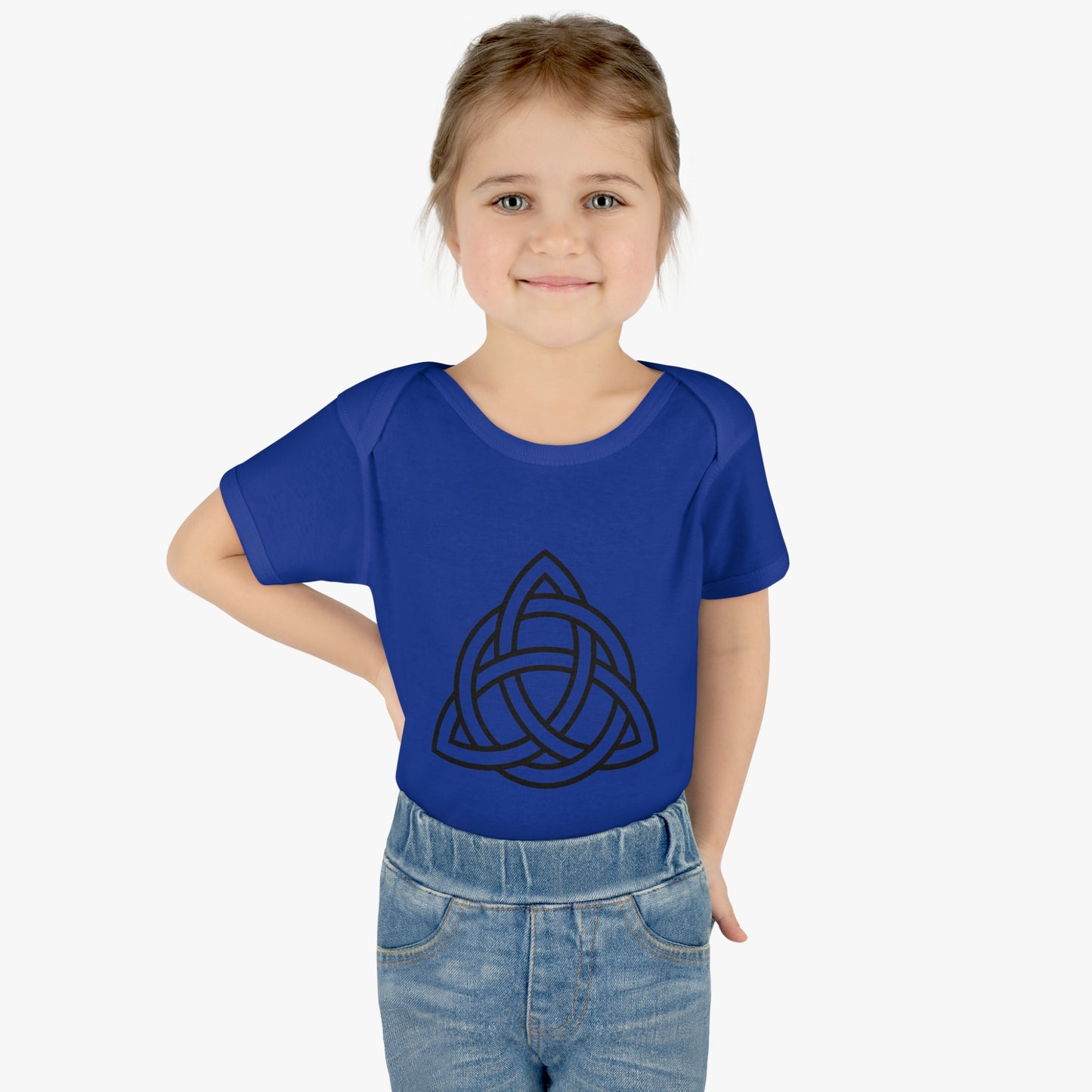 "Trinity Knot " Infant Baby Rib Bodysuit