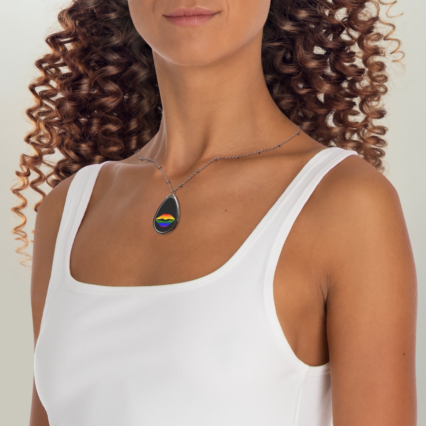 "PROUD Lips" Necklace