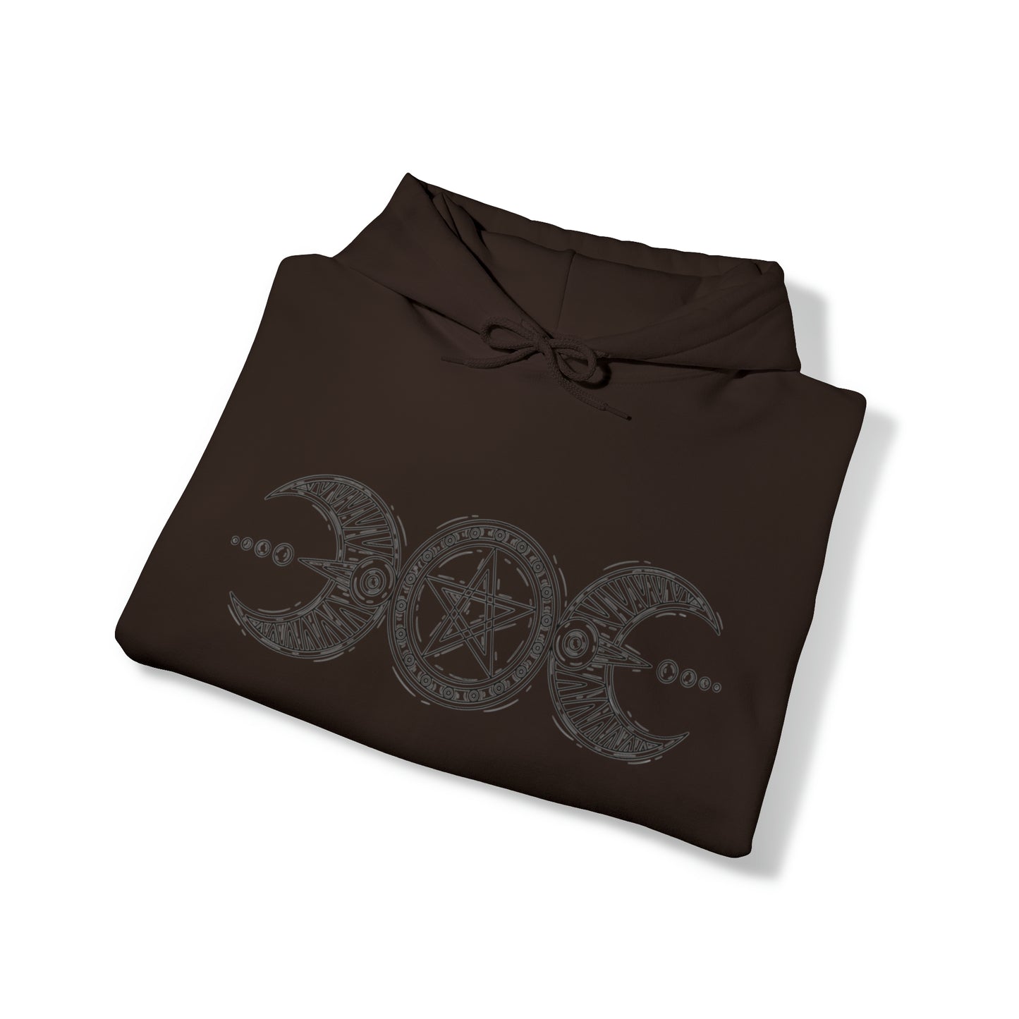 "Triple Goddess with Pentacle " Hooded Sweatshirt