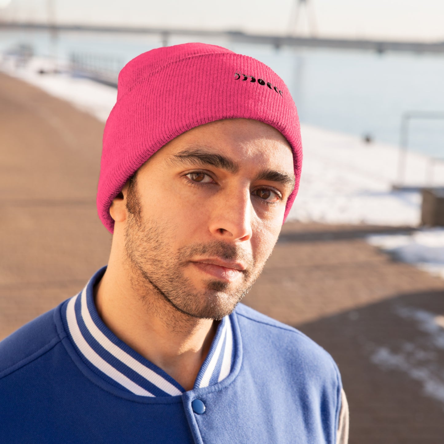 "Moon Momma" Knit Beanie