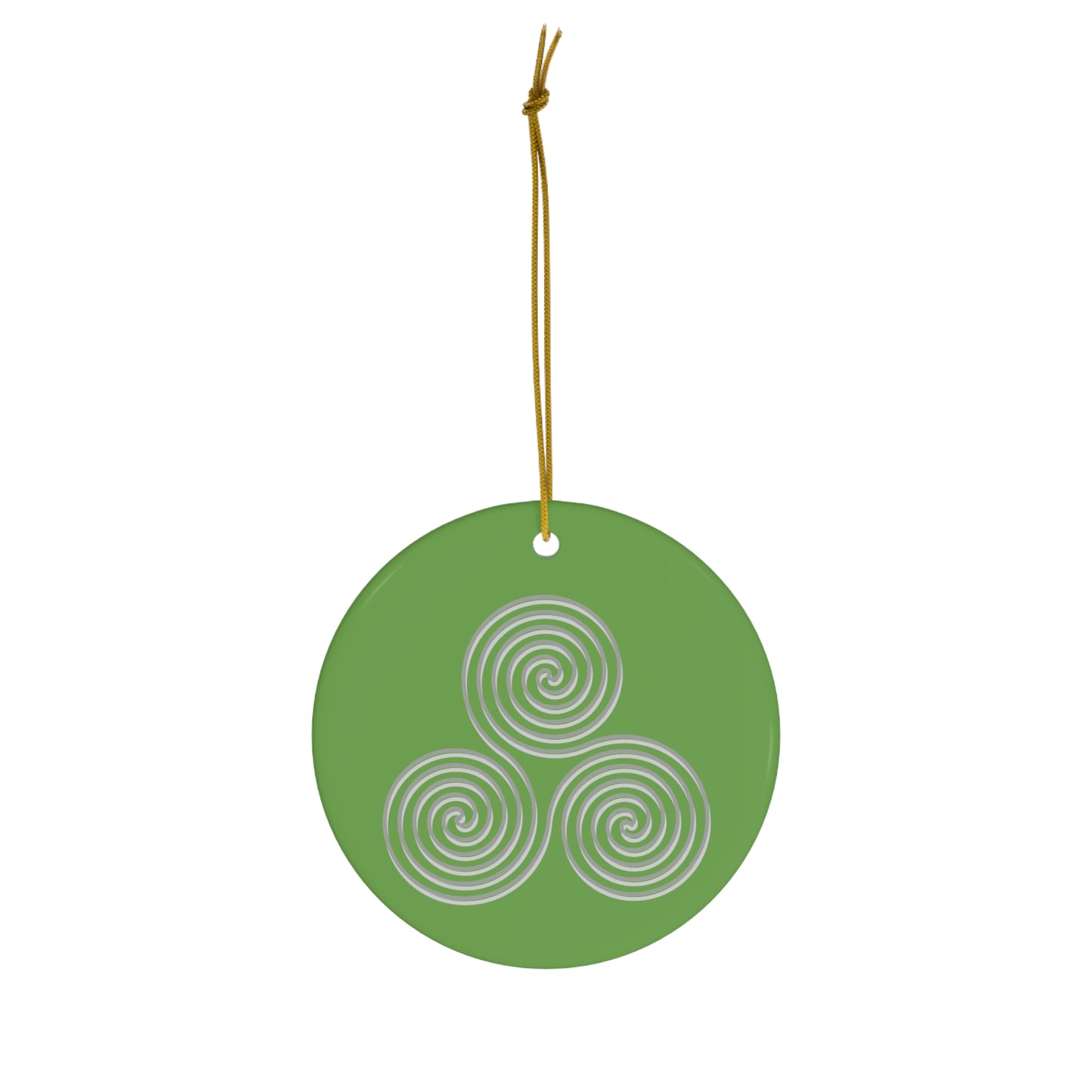 "Triskele" Ceramic Ornament