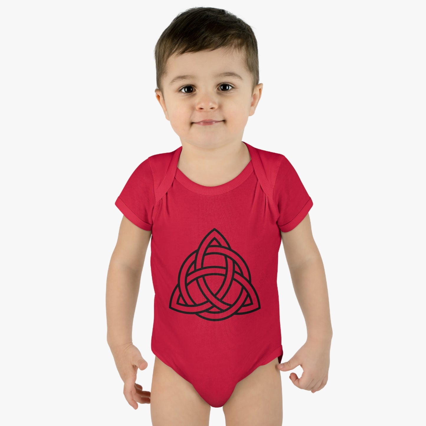 "Trinity Knot " Infant Baby Rib Bodysuit