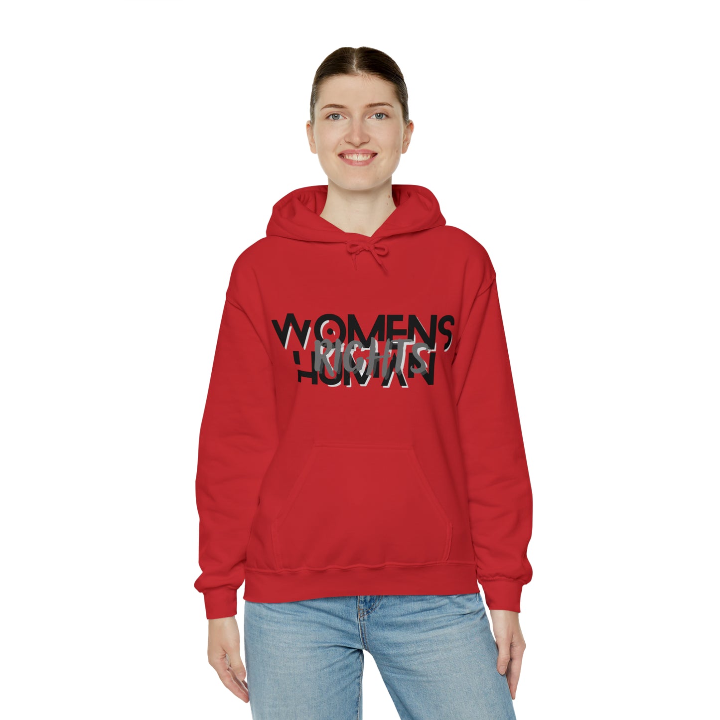 "Women's Rights are Human Rights" Hooded Sweatshirt