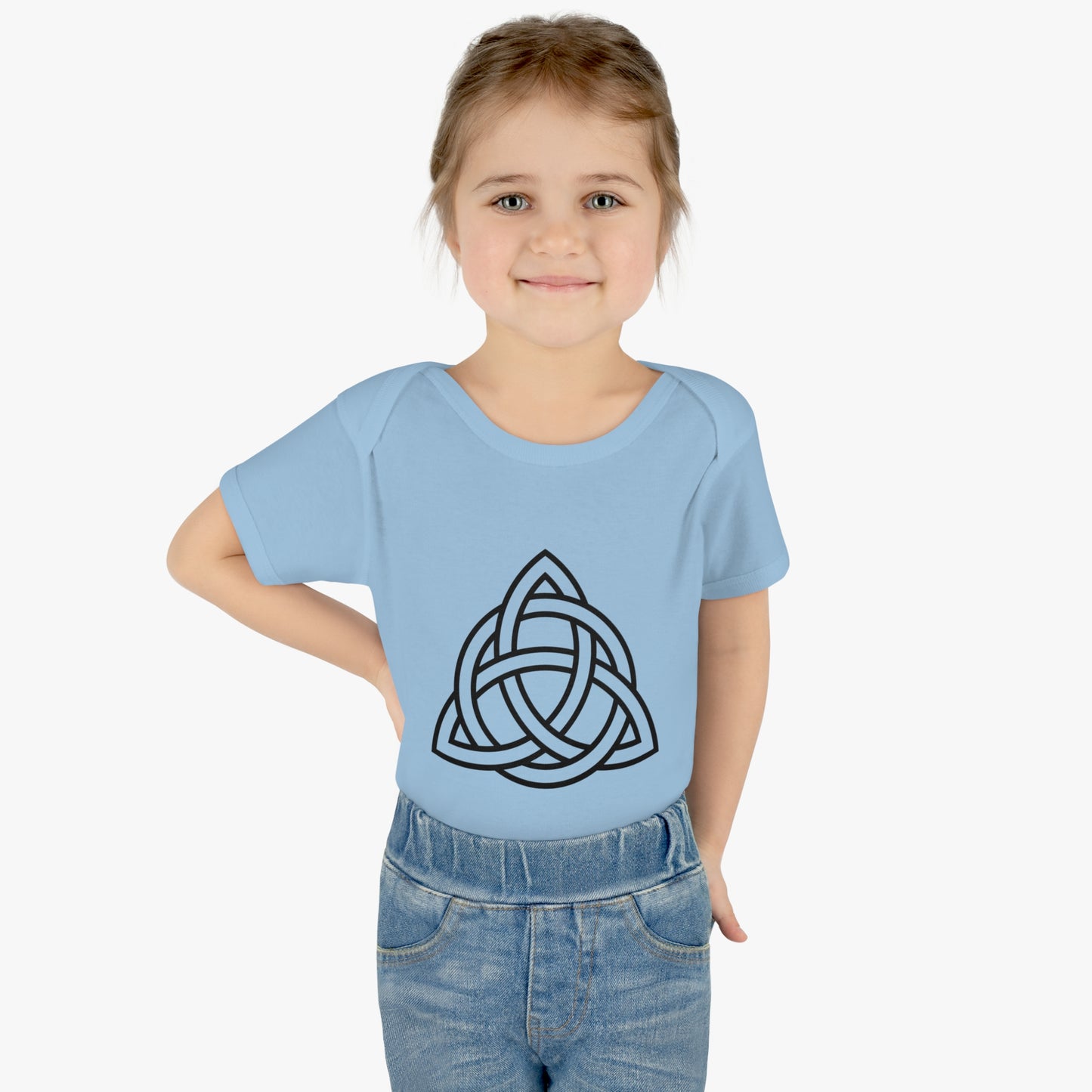 "Trinity Knot " Infant Baby Rib Bodysuit