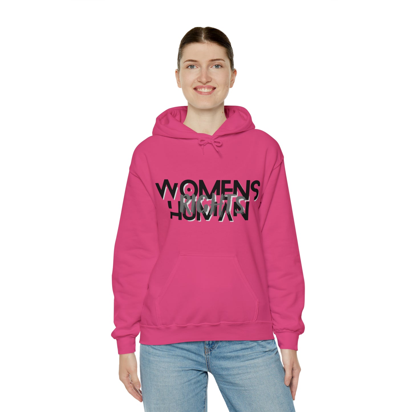 "Women's Rights are Human Rights" Hooded Sweatshirt