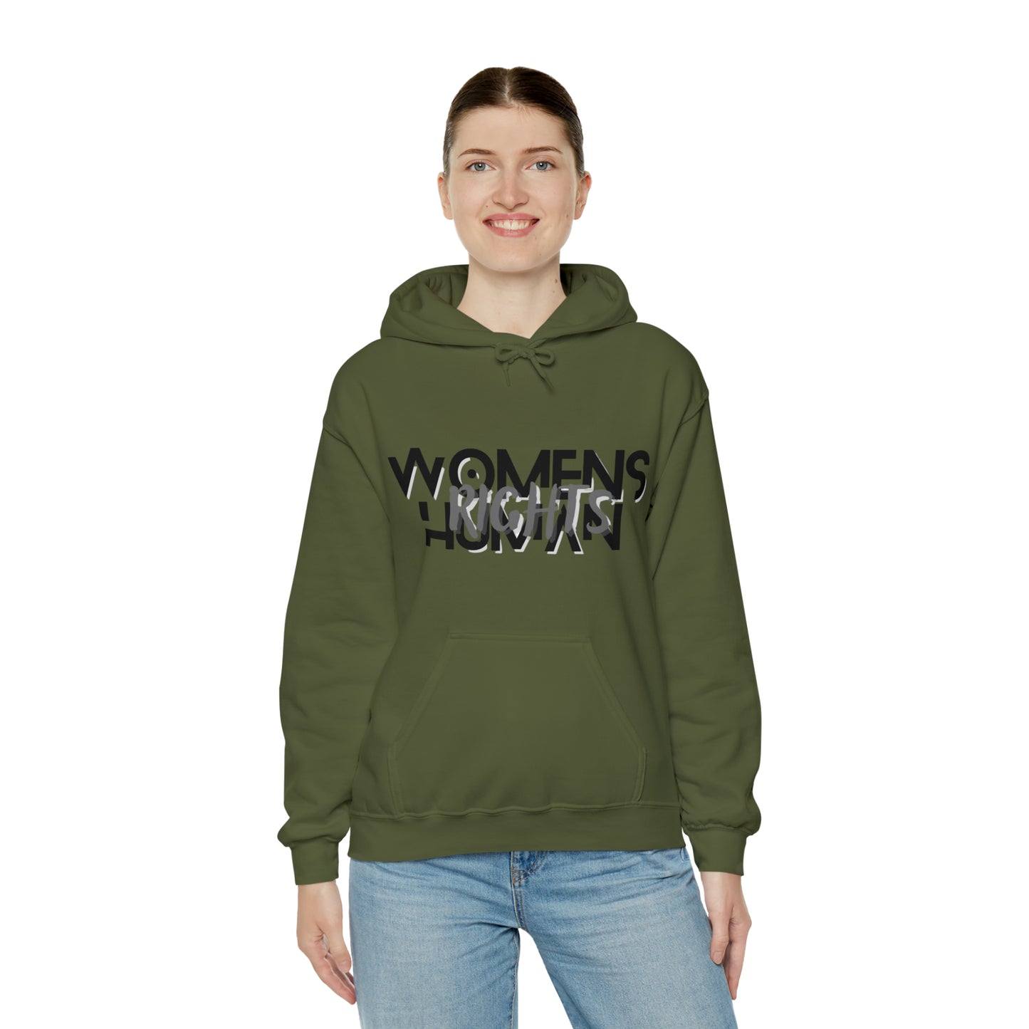 "Women's Rights are Human Rights" Hooded Sweatshirt