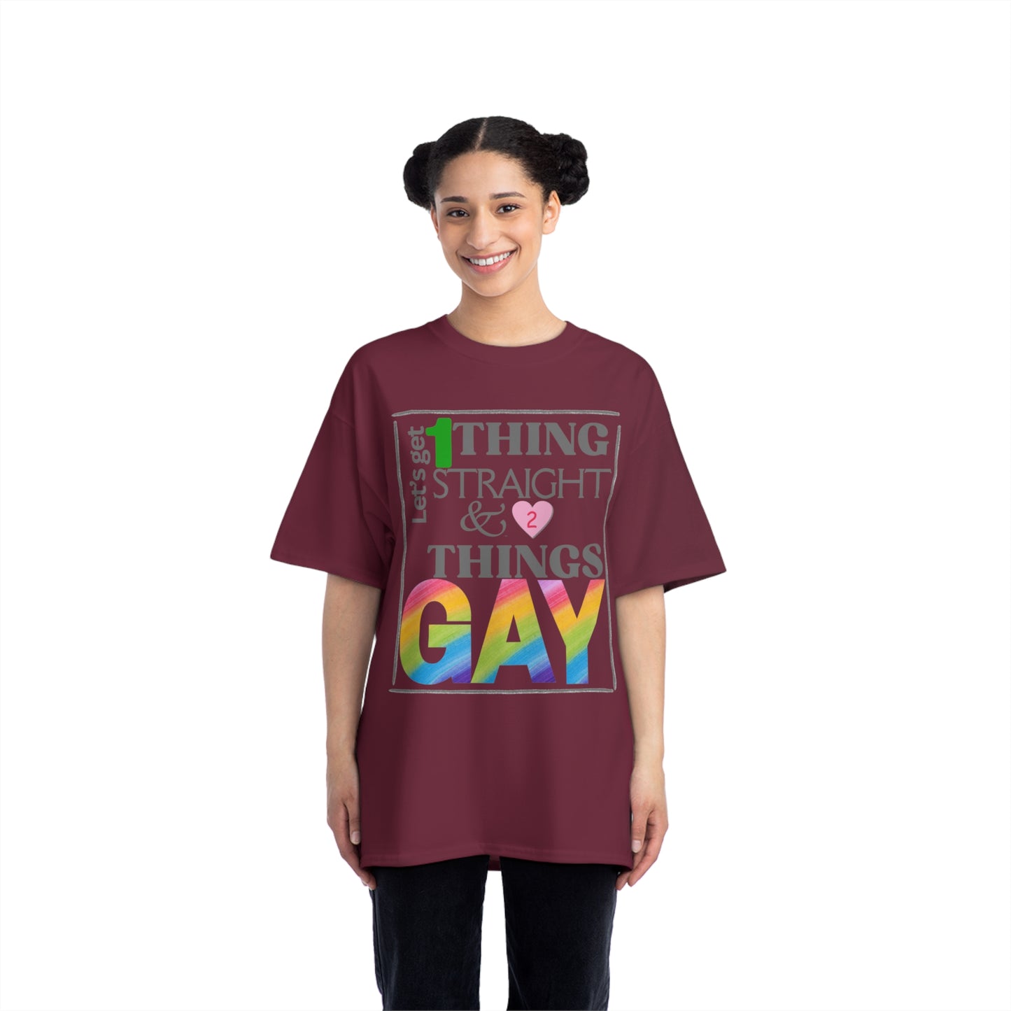 "1 Thing Straight" Beefy-T® Short-Sleeve T-Shirt