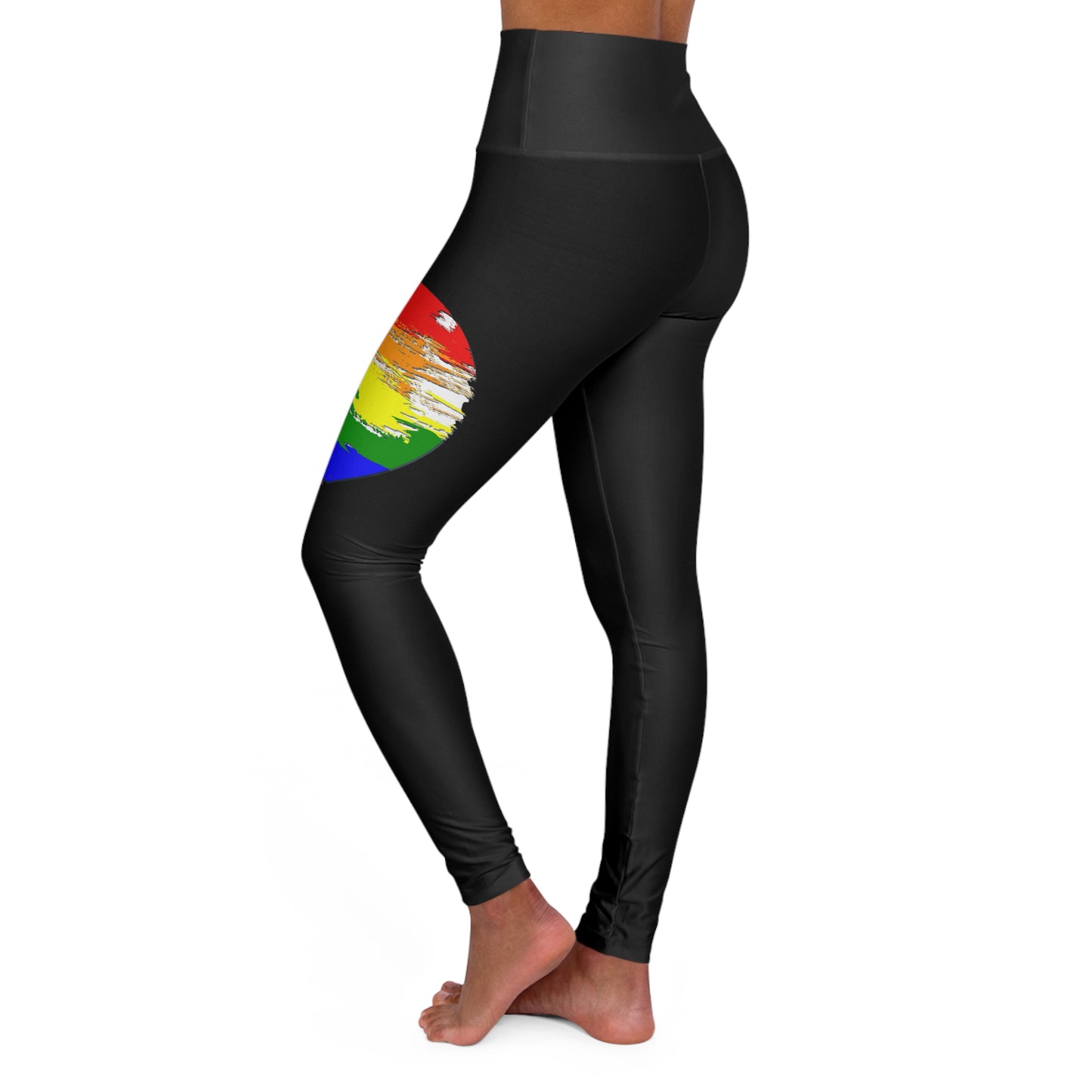 "Alphabet Mafia Heart" High Waisted Yoga Leggings