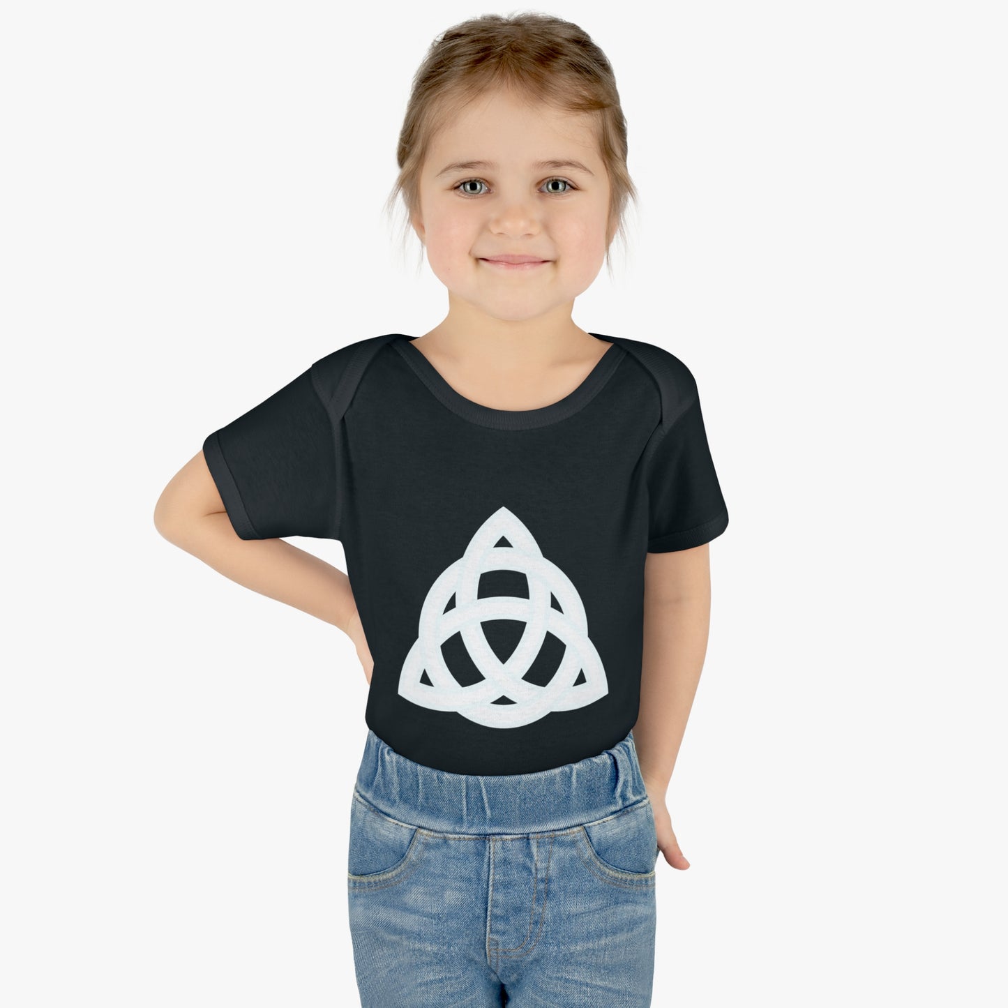 "Trinity Knot " Infant Baby Rib Bodysuit