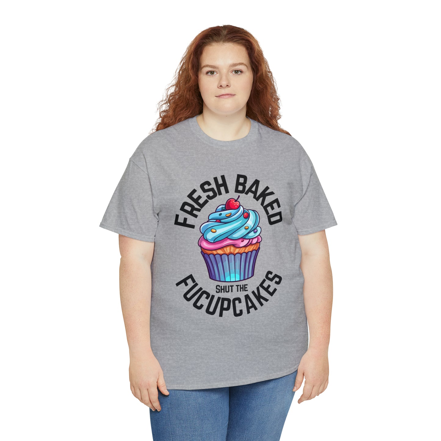 "Shut the Fucupcakes" Heavy Cotton Tee