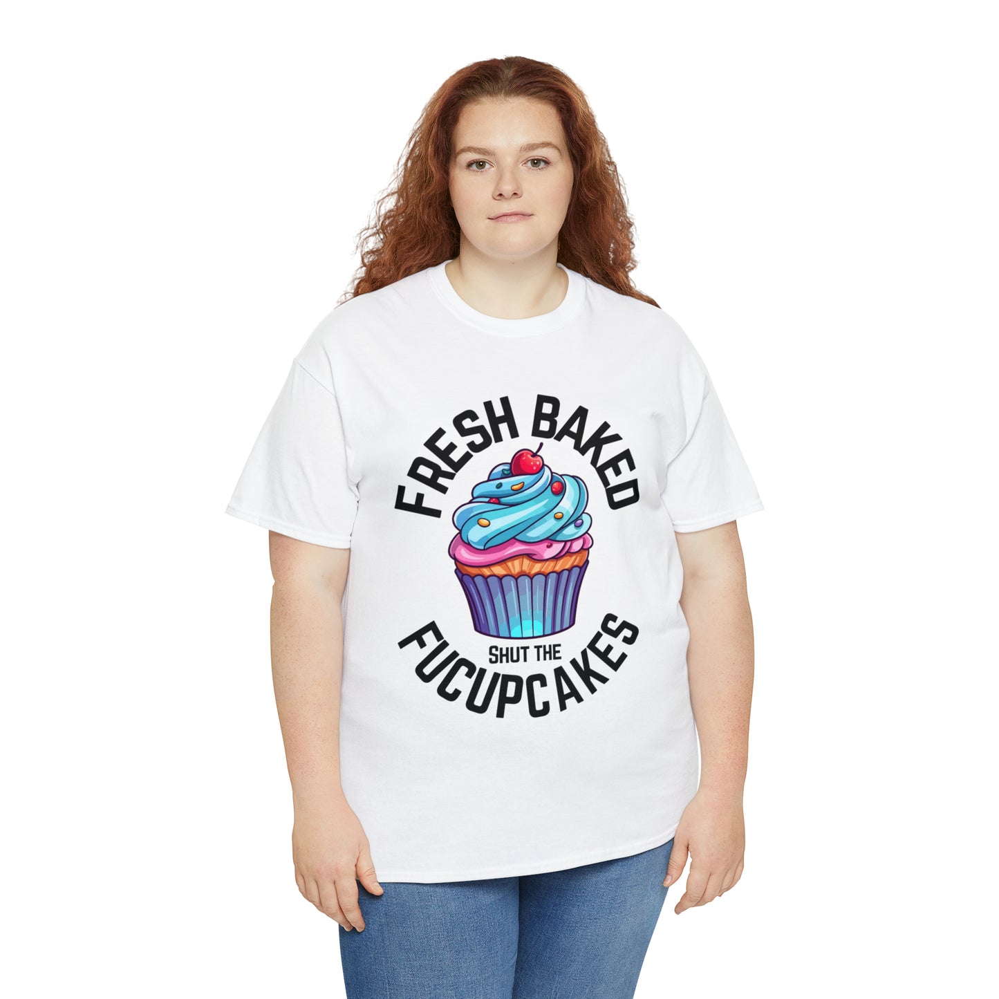 "Shut the Fucupcakes" Heavy Cotton Tee