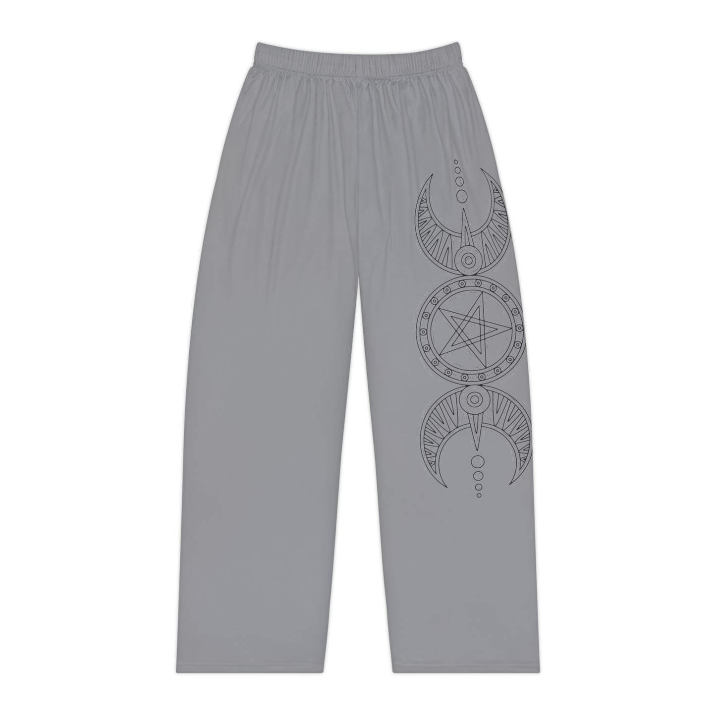 "Triple Goddess with Pentacle" Women's Pajama Pants