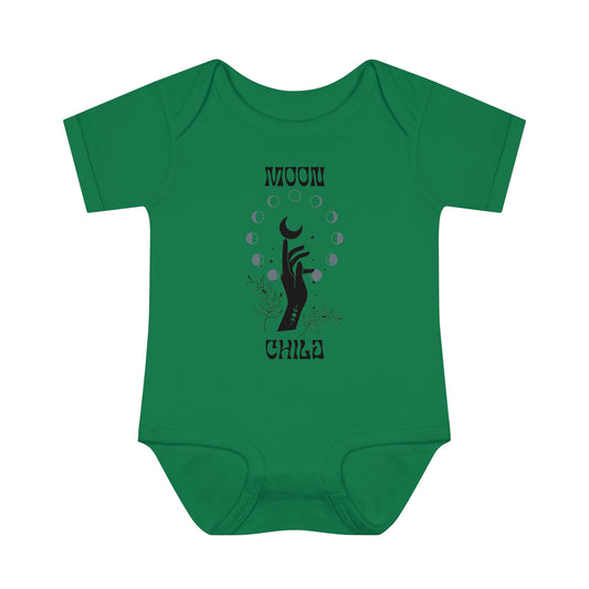 "Moon Child" Infant Baby Rib Bodysuit