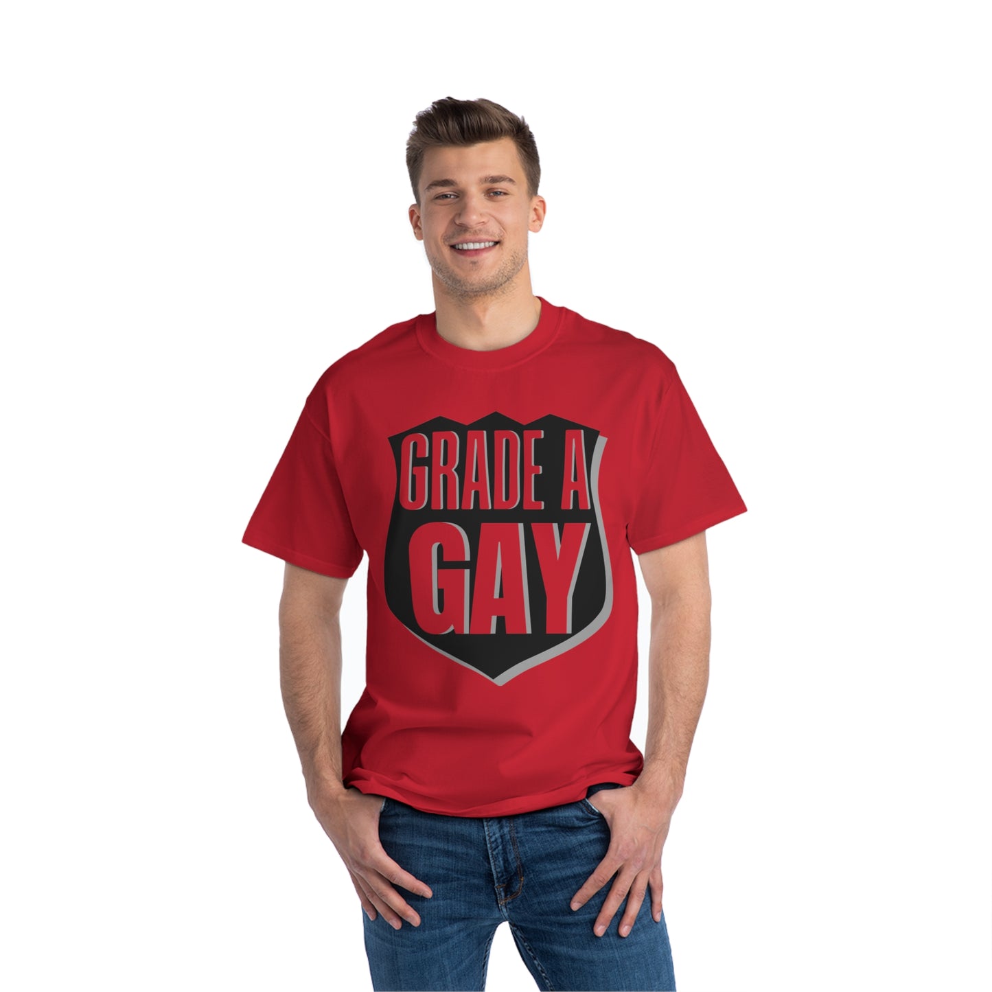 "Grade A Gay" Beefy-T®  Short-Sleeve T-Shirt