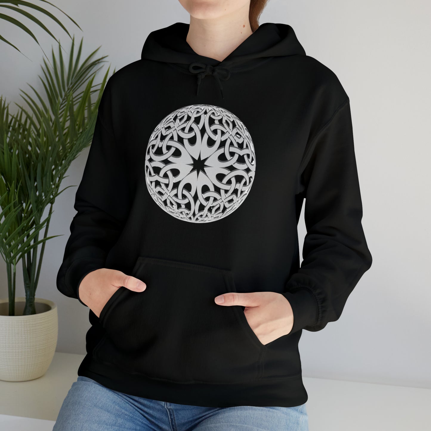 "Knotted Brightness Orb" Hooded Sweatshirt