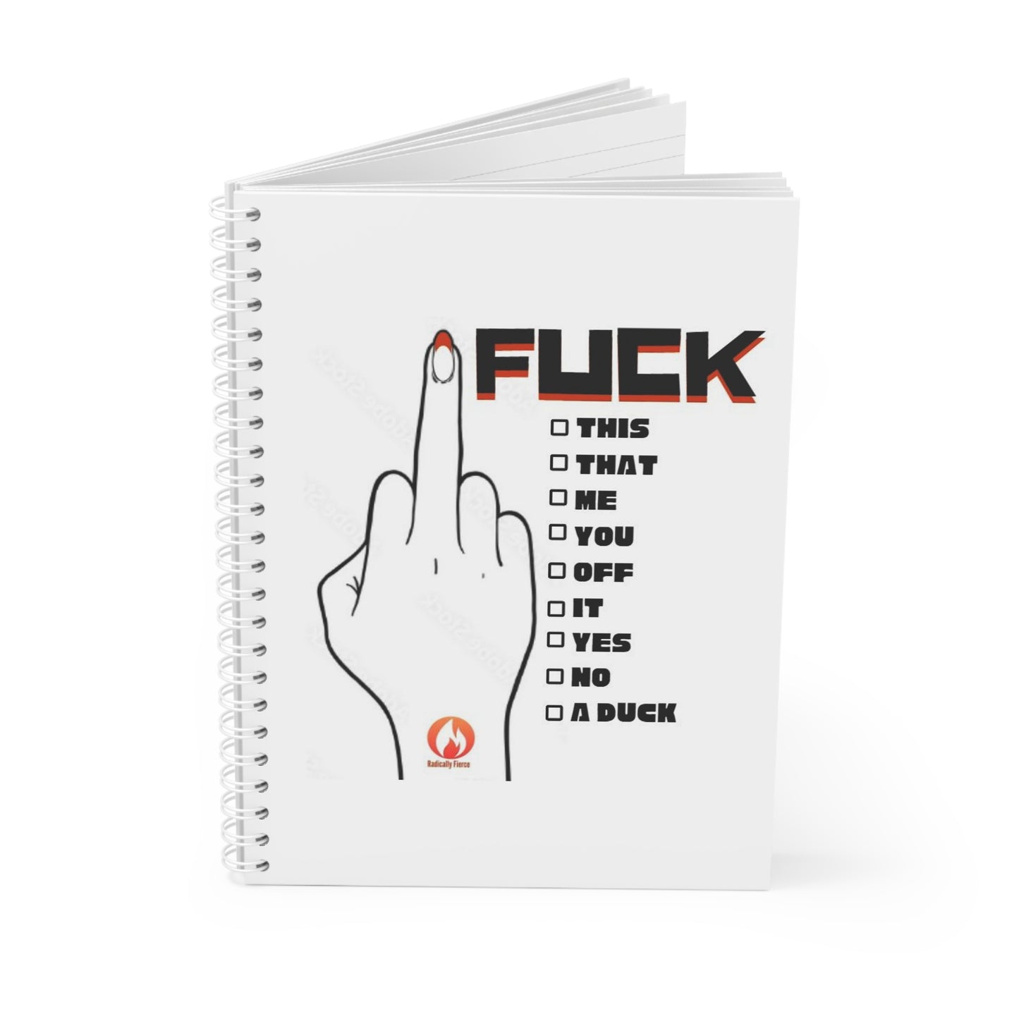 "F*CK" This Spiral Notebook