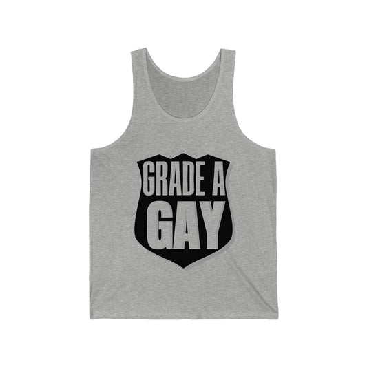 "Grade A Gay" Jersey Tank