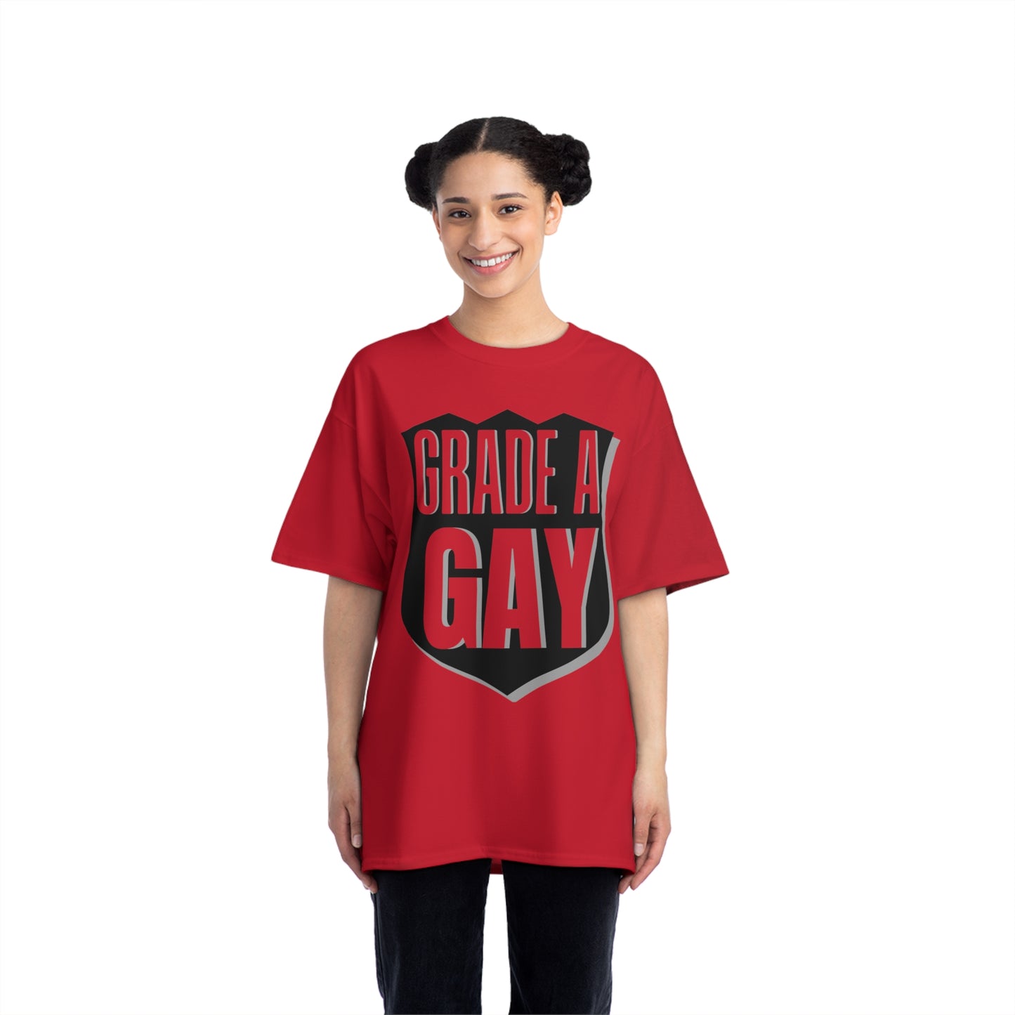 "Grade A Gay" Beefy-T®  Short-Sleeve T-Shirt