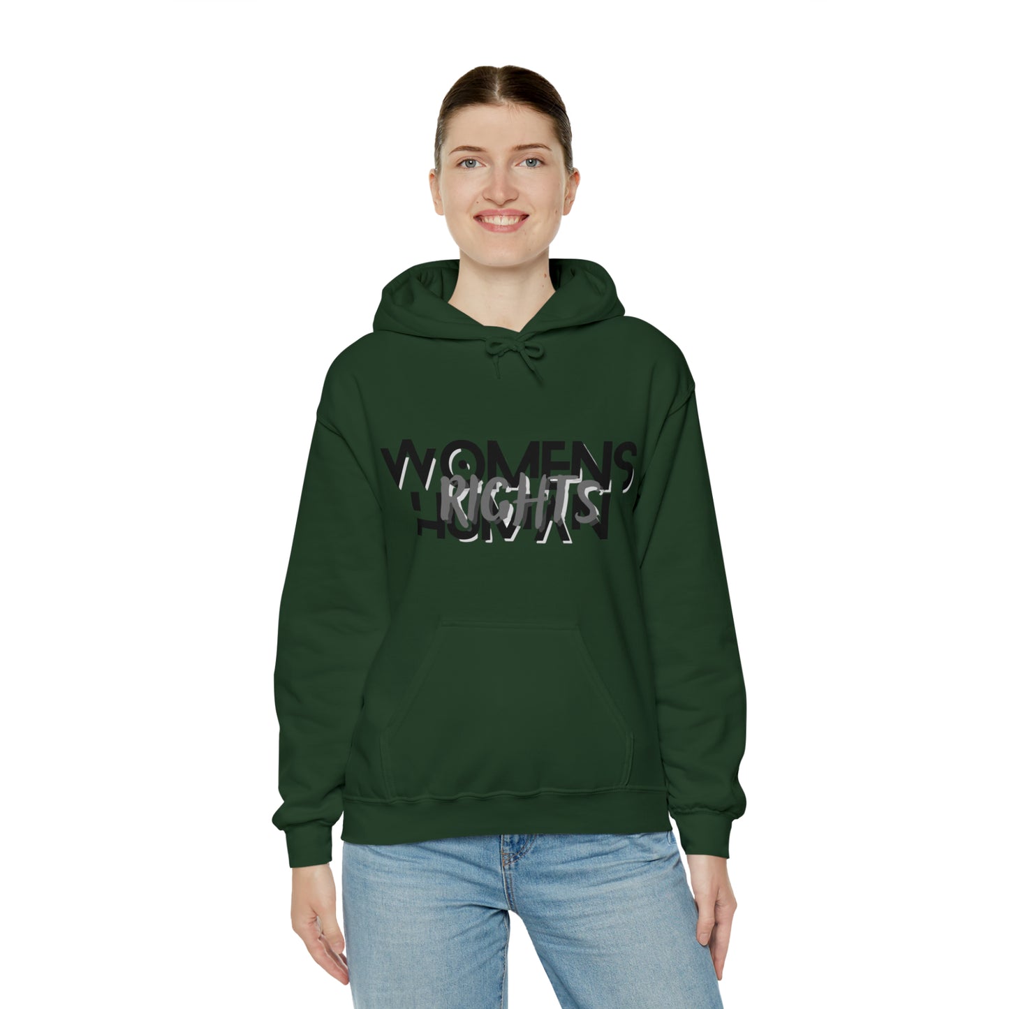 "Women's Rights are Human Rights" Hooded Sweatshirt