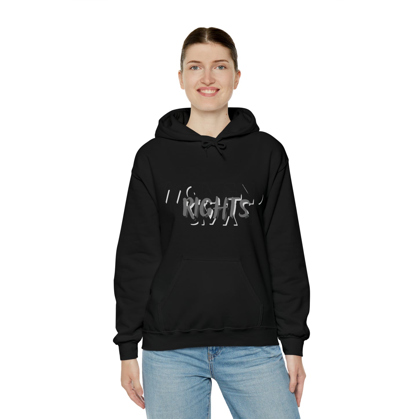 "Women's Rights are Human Rights" Hooded Sweatshirt