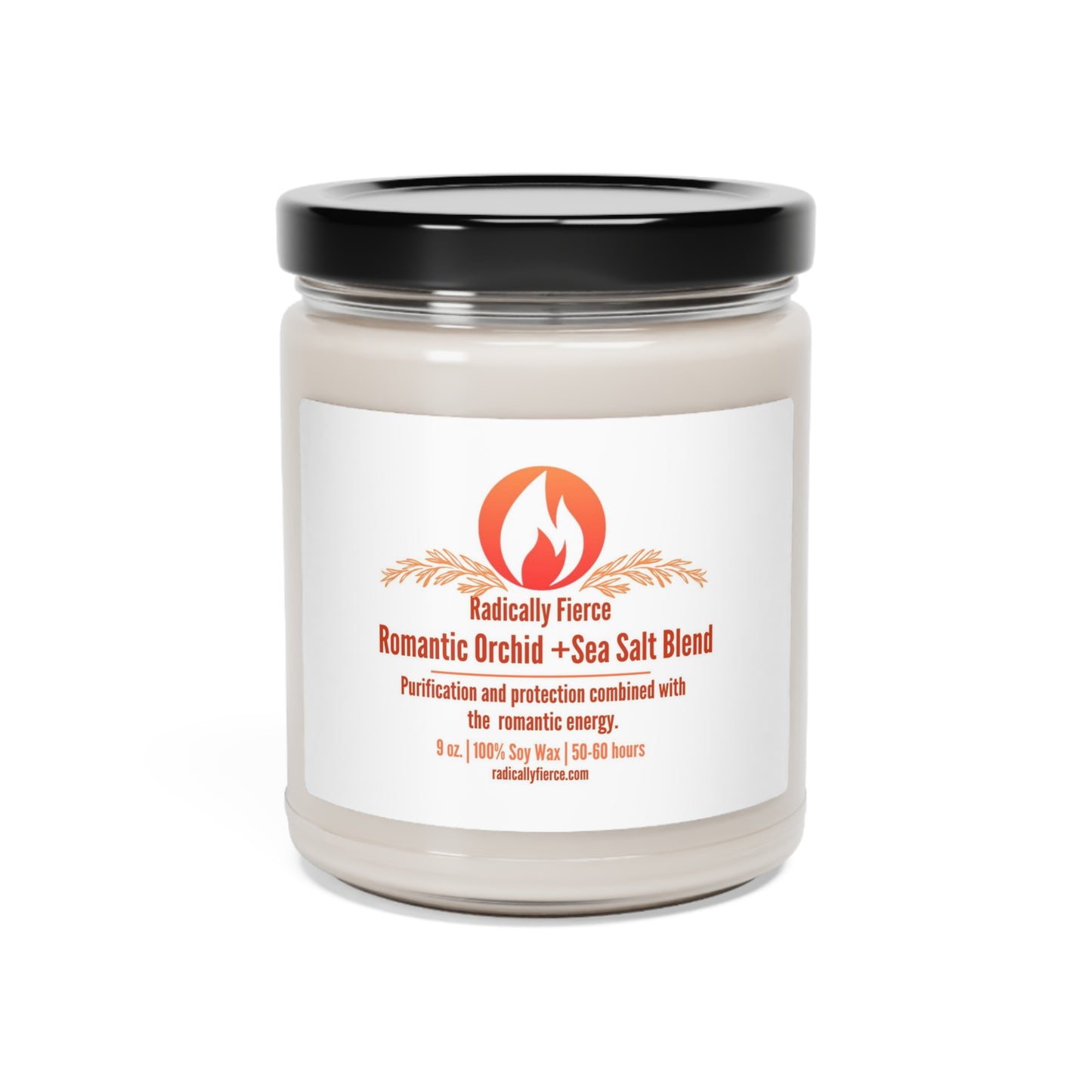 Copy of Vanilla + Cinnamon Scented Soy Candle, 9oz