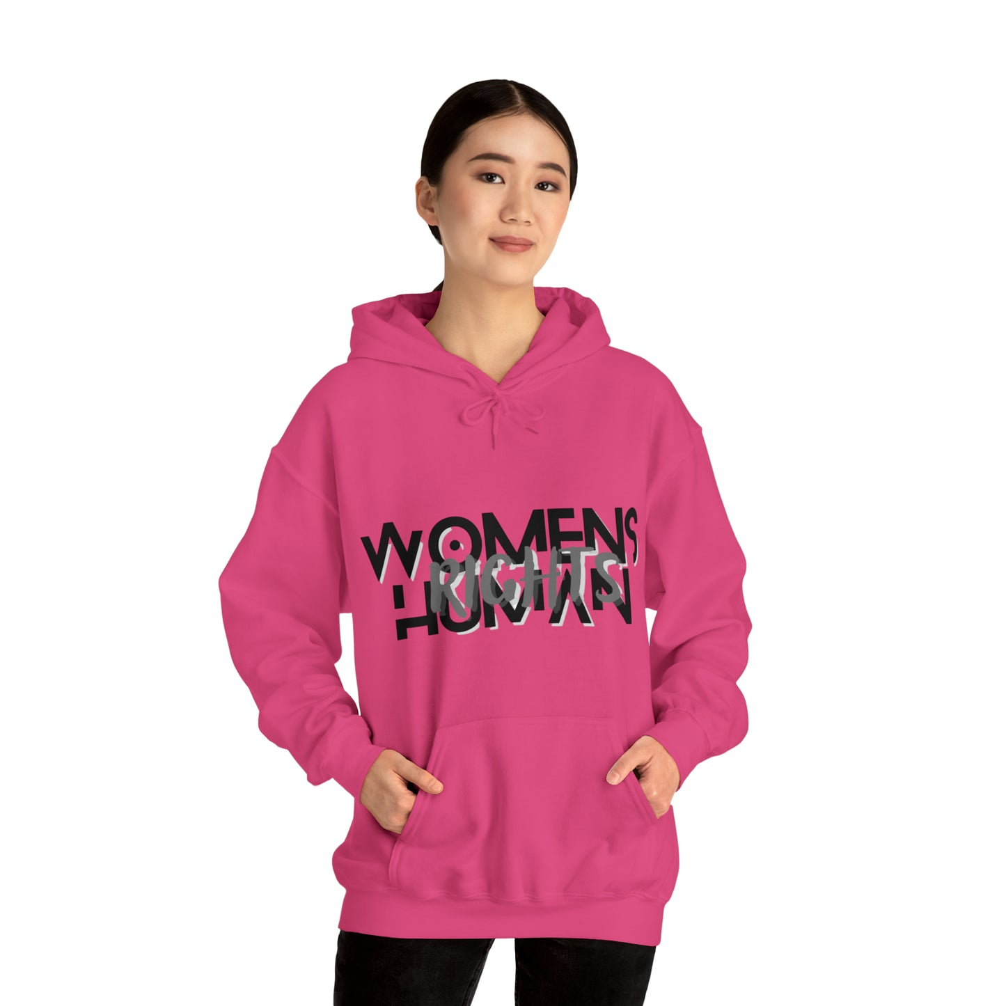 "Women's Rights are Human Rights" Hooded Sweatshirt