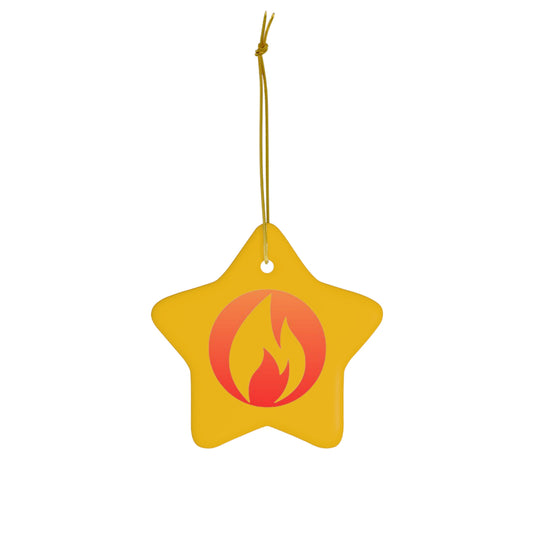 "Radically Fierce" Ceramic Ornament