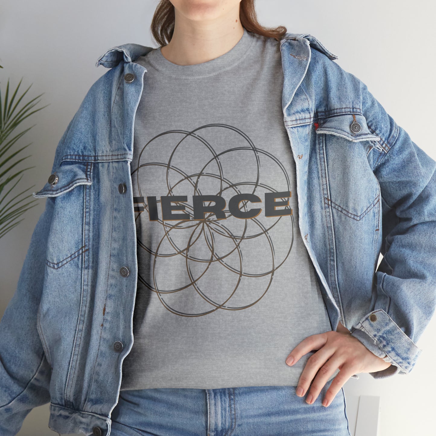 "Fierce" Heavy Cotton Tee