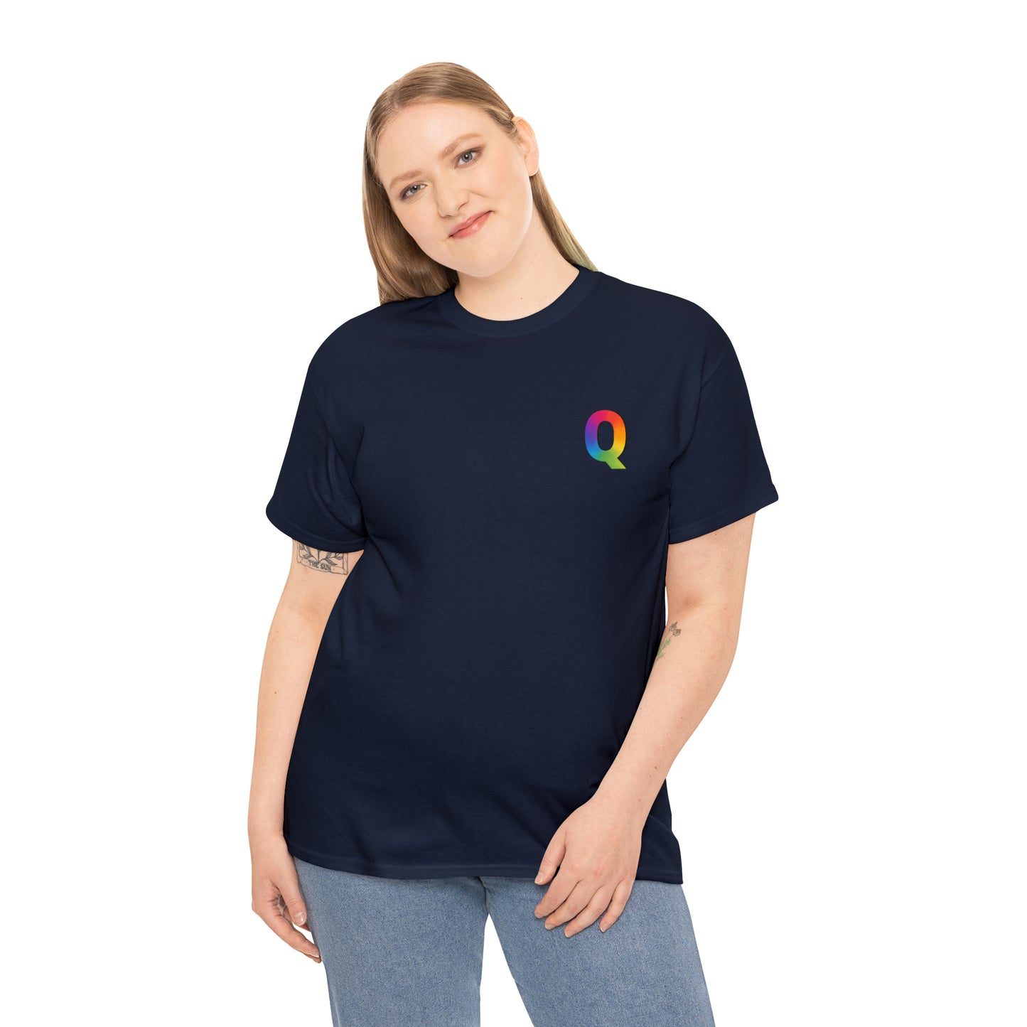 "Q for Queer" Heavy Cotton Tee