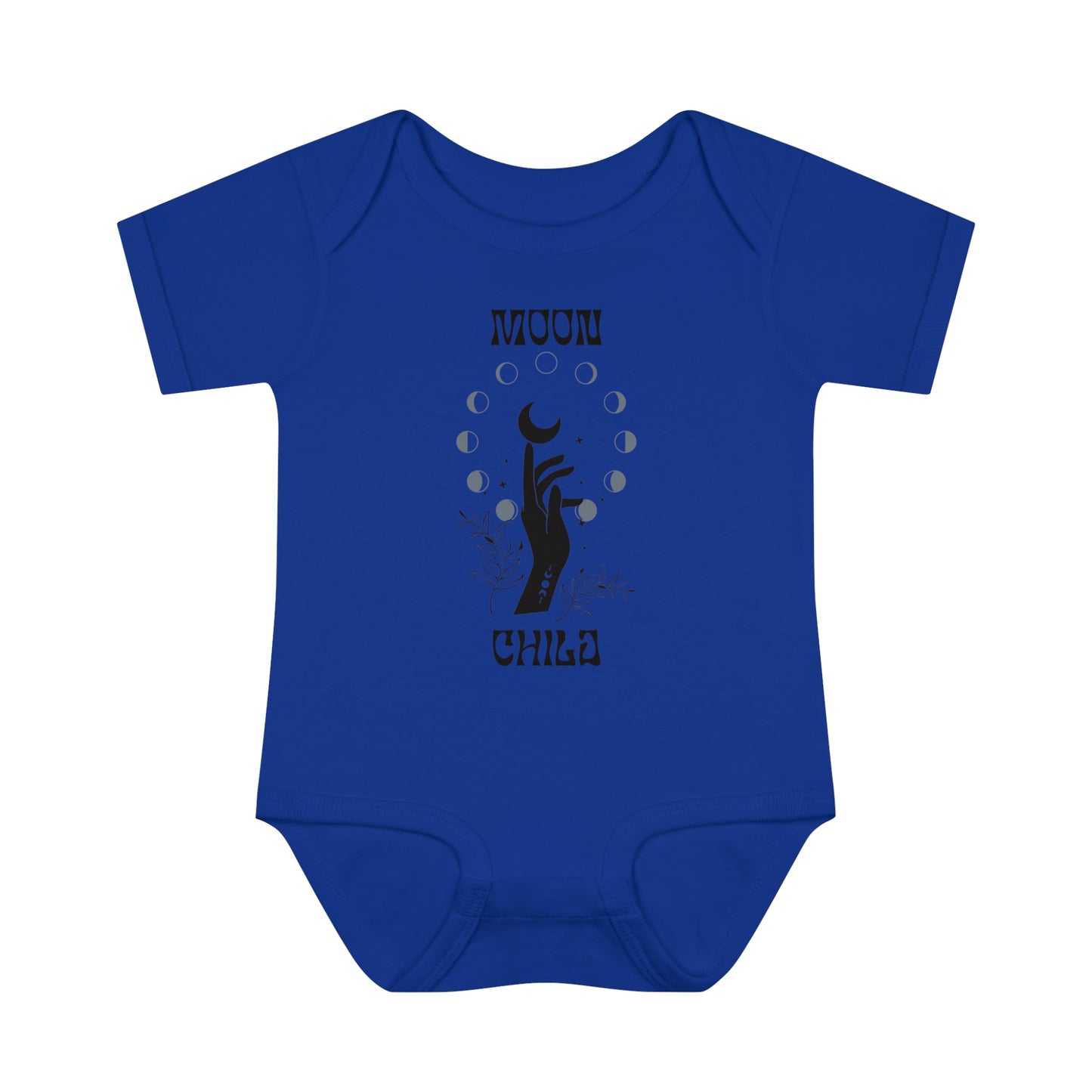 "Moon Child" Infant Baby Rib Bodysuit