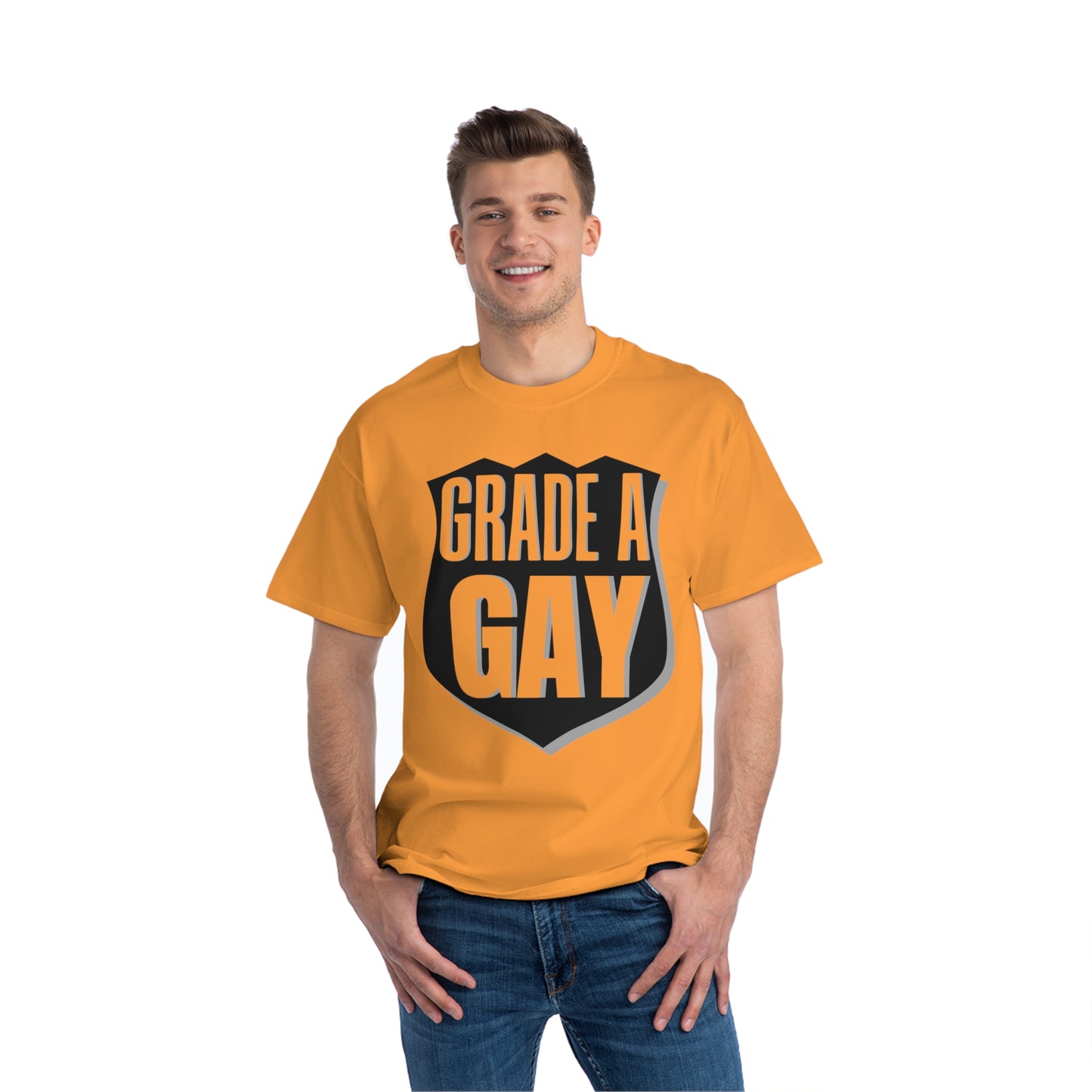 "Grade A Gay" Beefy-T®  Short-Sleeve T-Shirt