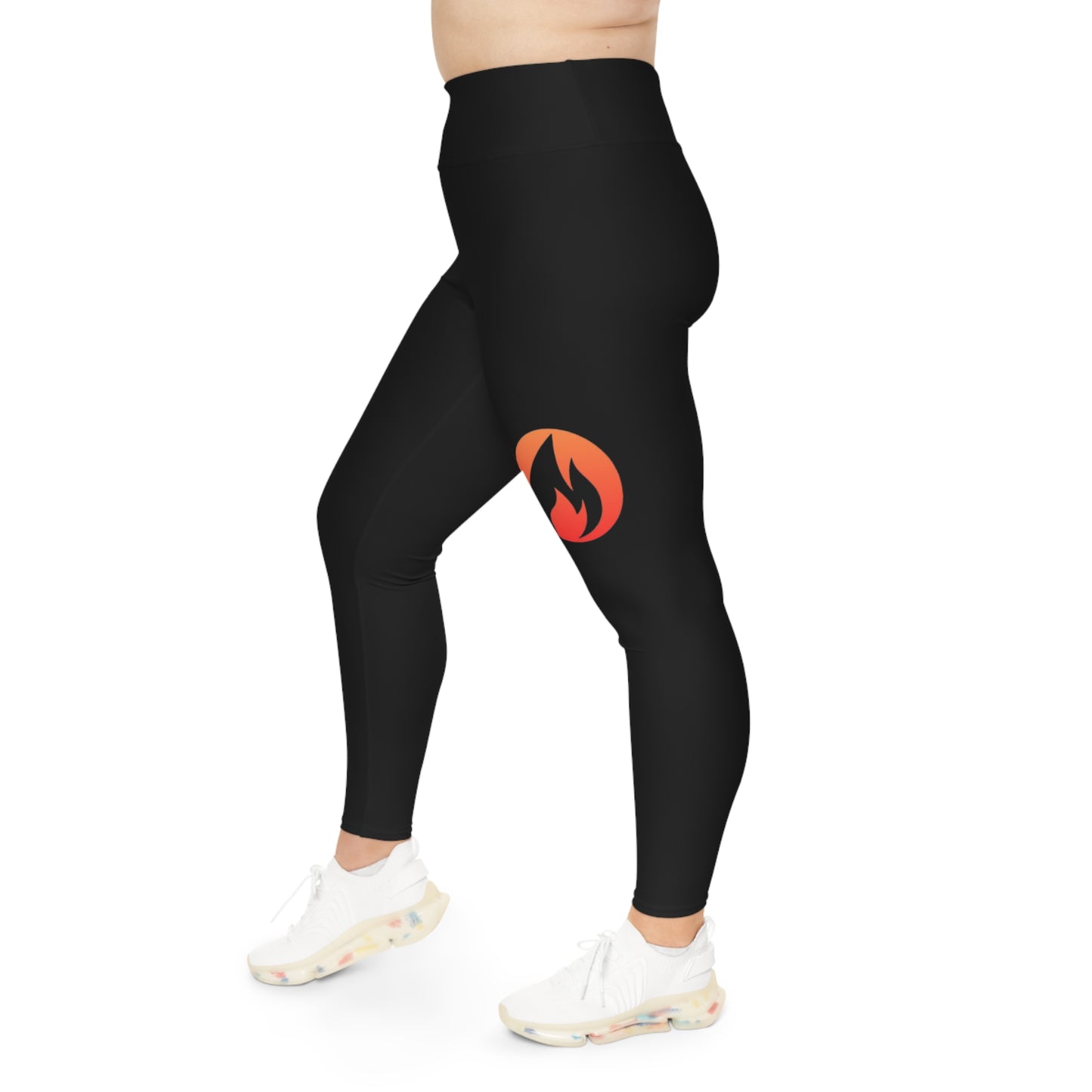 "Radically Fierce" Plus Size Leggings