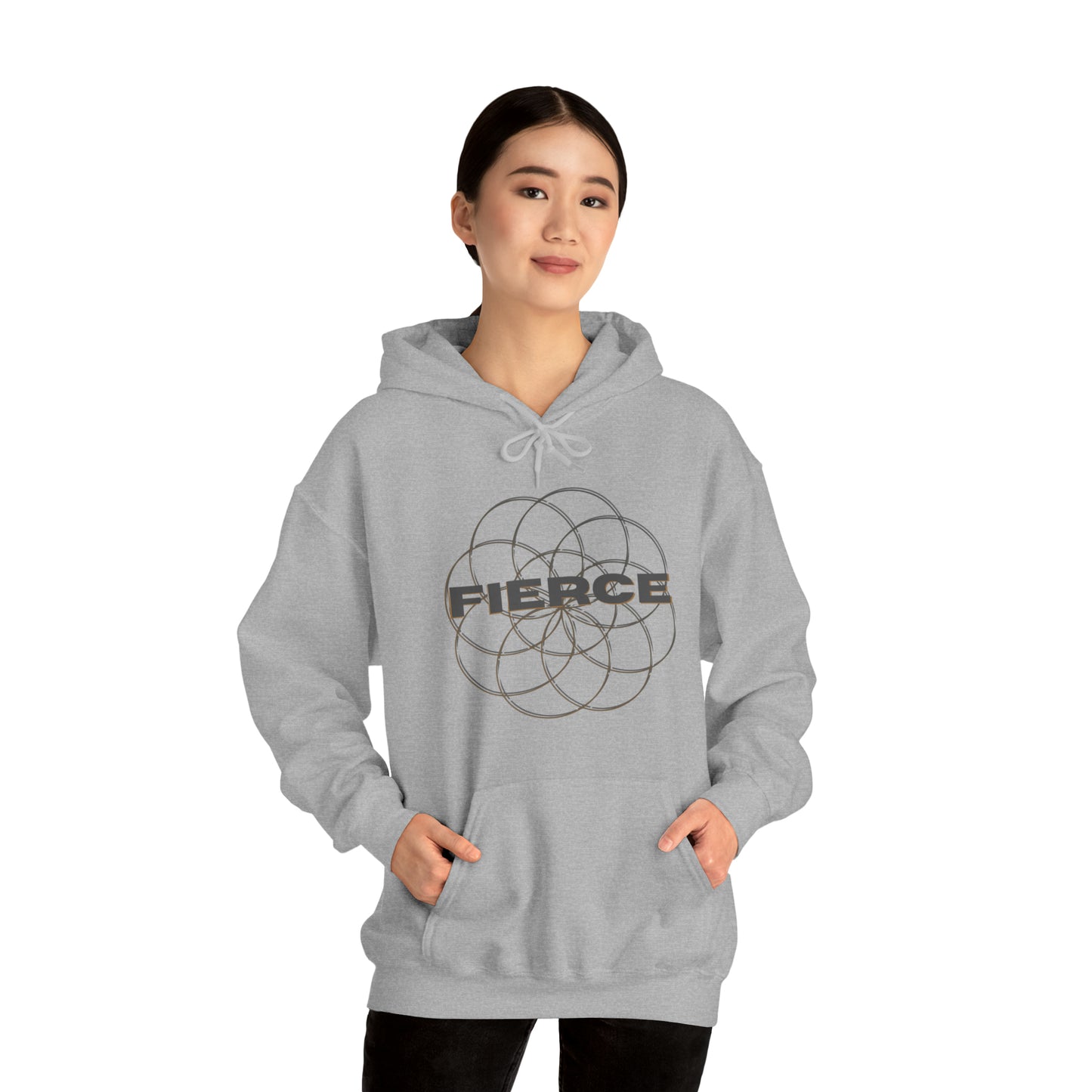 "Fierce" Hooded Sweatshirt