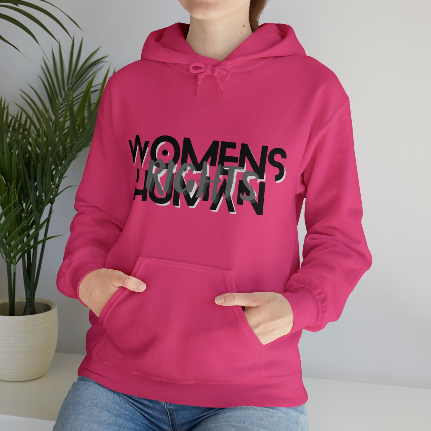 "Women's Rights are Human Rights" Hooded Sweatshirt