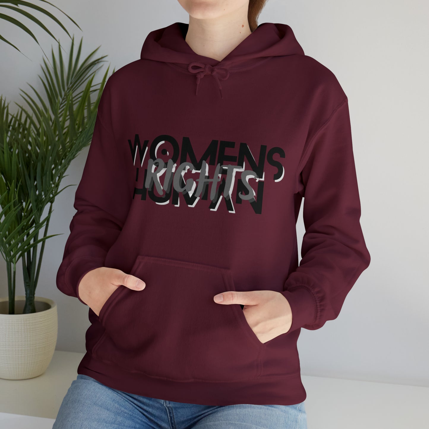"Women's Rights are Human Rights" Hooded Sweatshirt