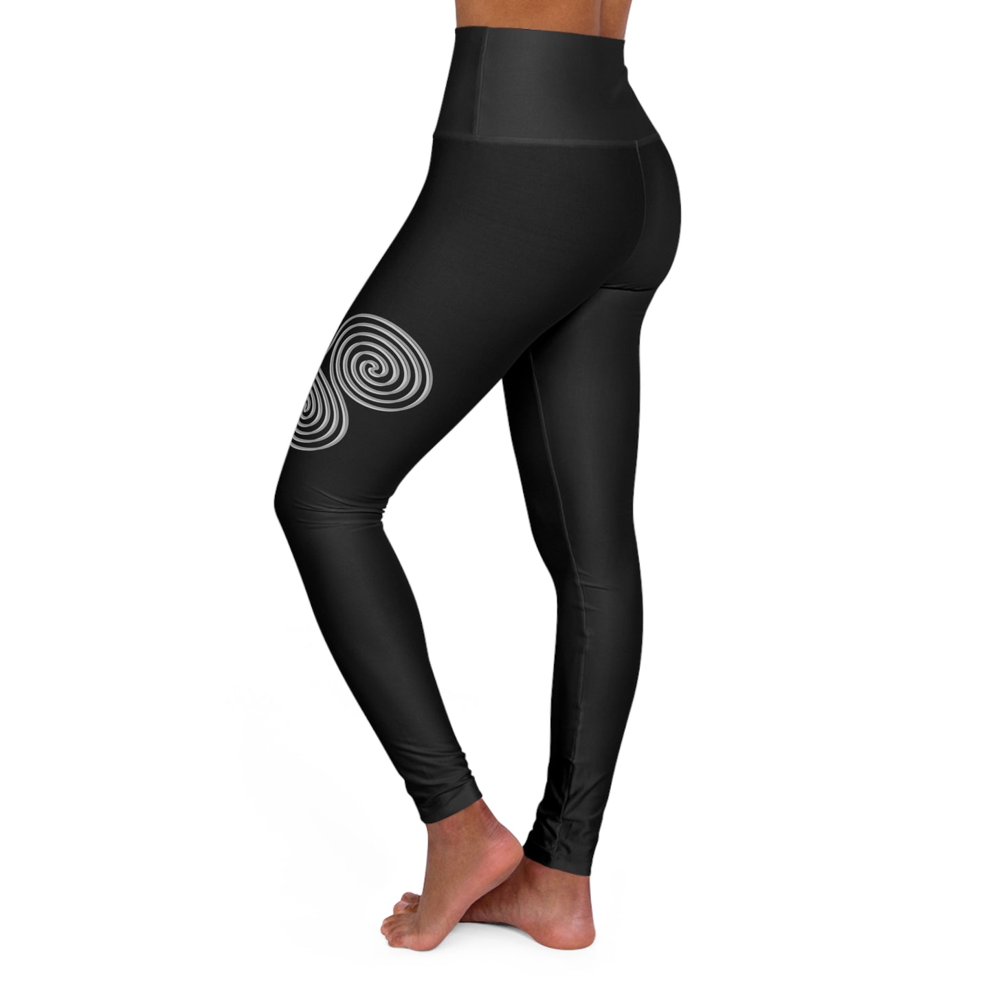 "Triskele" High Waisted Yoga Leggings