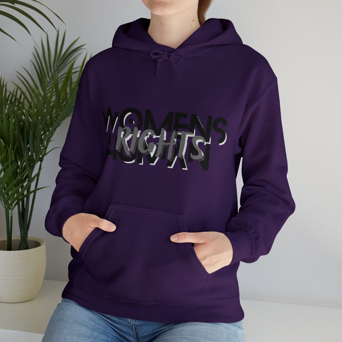 "Women's Rights are Human Rights" Hooded Sweatshirt