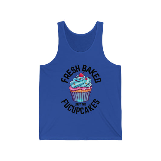 "Shut the Fucupcakes" Jersey Tank