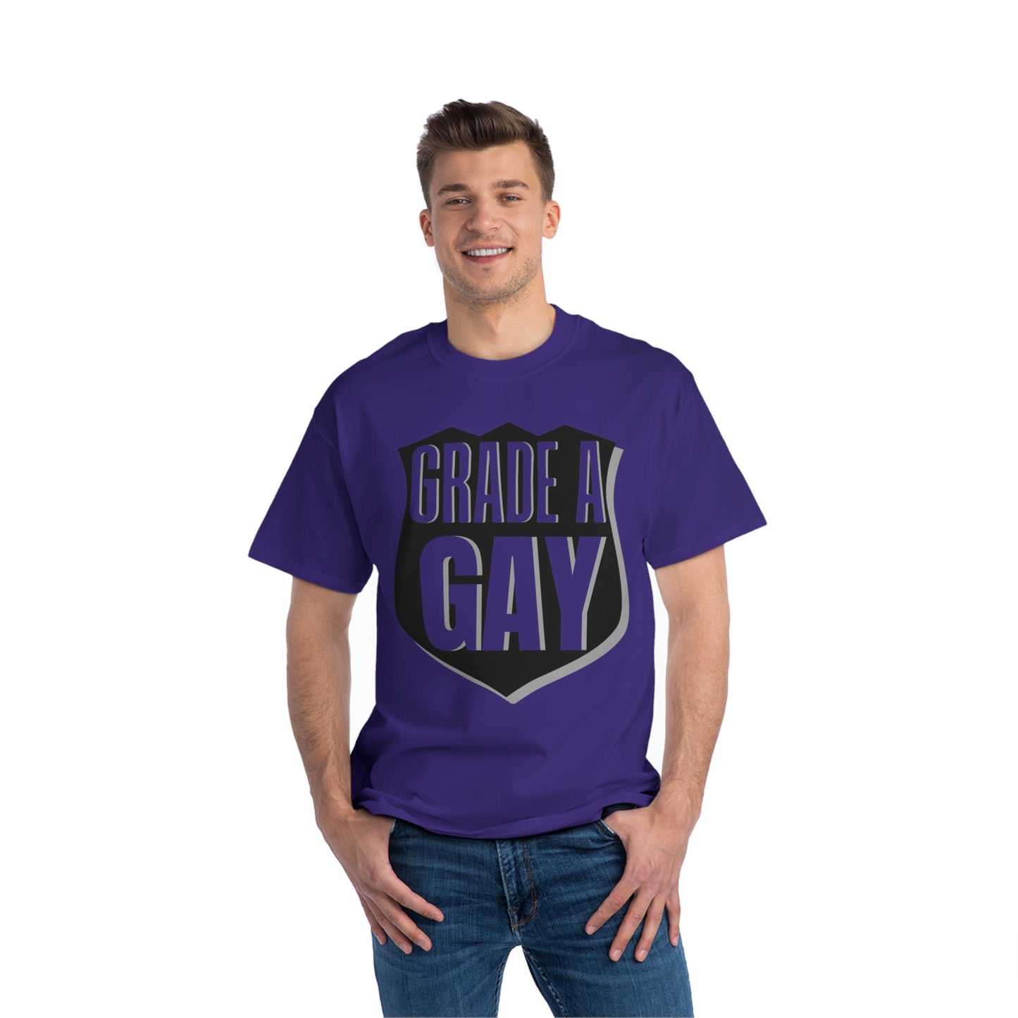 "Grade A Gay" Beefy-T®  Short-Sleeve T-Shirt