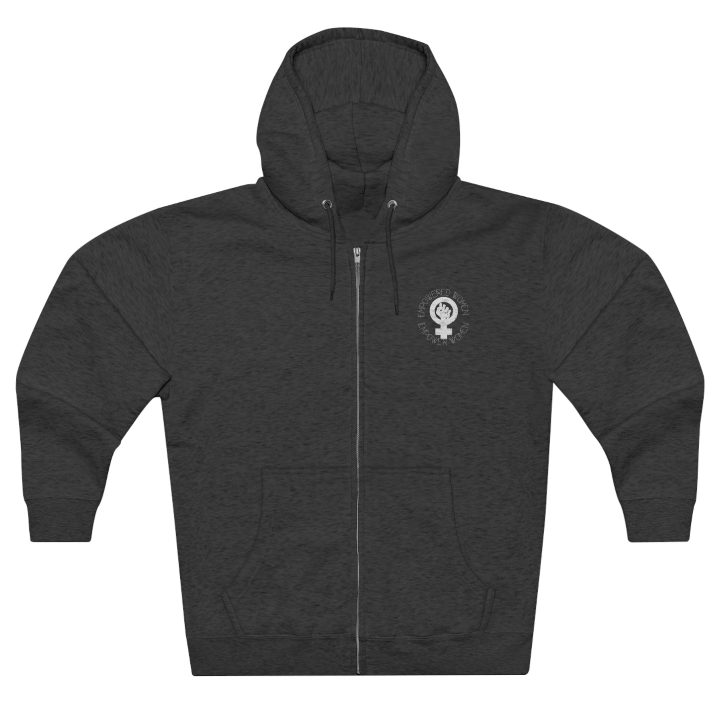 "Empowered"" Unisex Premium Full Zip Hoodie