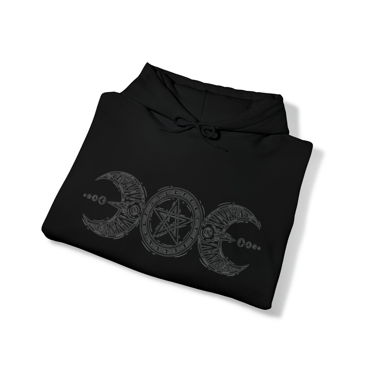 "Triple Goddess with Pentacle " Hooded Sweatshirt